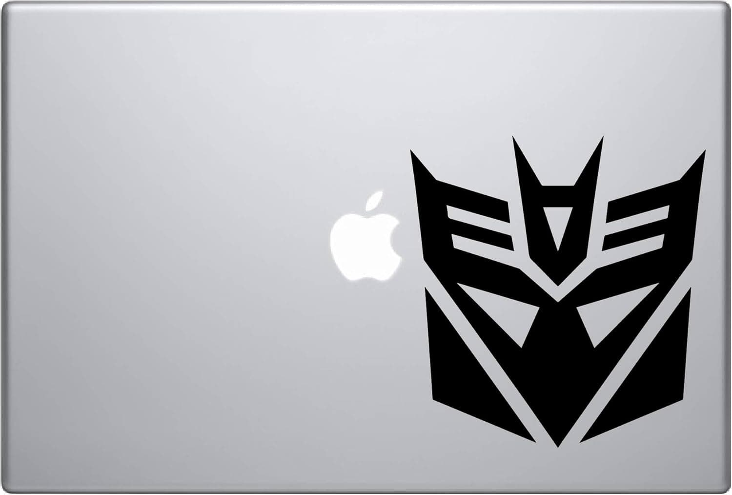 Decepticon Transformer (Black 2 Sticker of 3") Vinyl Decal Sticker for Car Automobile Window Wall Laptop Notebook Etc.... Any Smooth Surface Such As Windows Bumpers