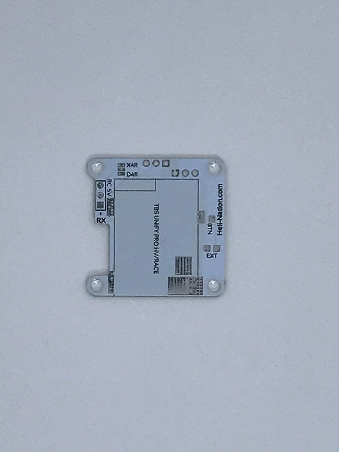 WhiteNoise FPV TBS Unify Pro Mounting Board - Race/HV Version - White
