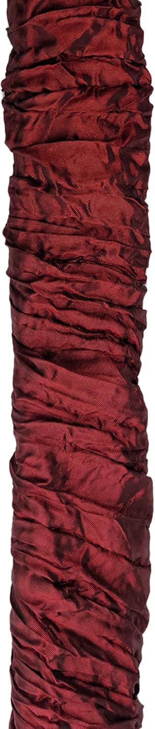 Royal Designs, Inc. CC-27-BUR Burgundy Cord & Chain Cover 4' Silktype Fabric Touch Fastener, Burgundy