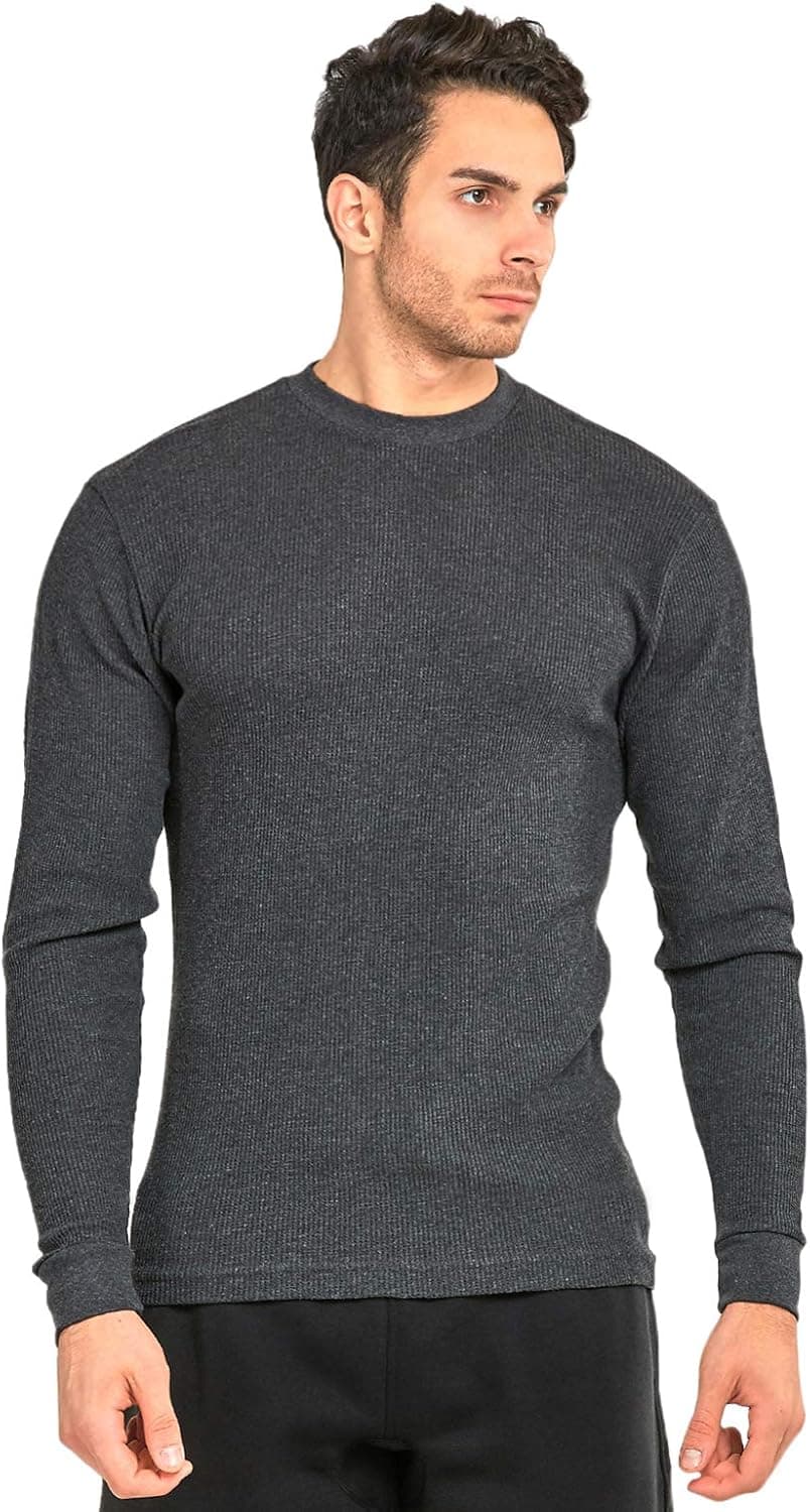 Men's Classic Waffle-Knit Heavy Thermal Top