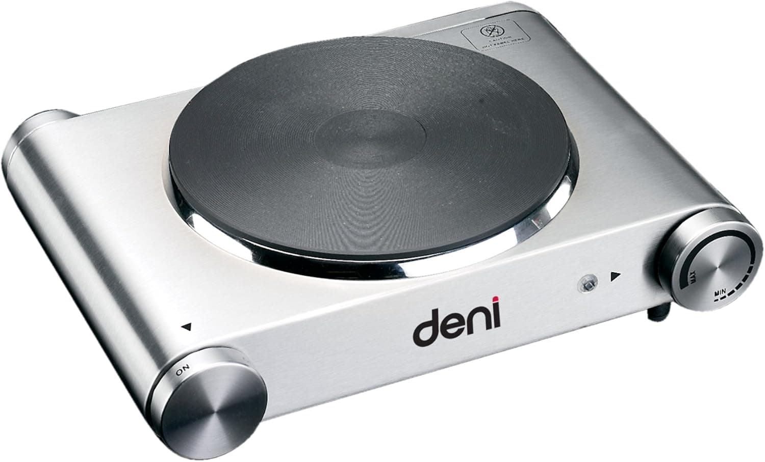 Deni 16310 Stainless-Steel 1500-Watt Tabletop Single Burner