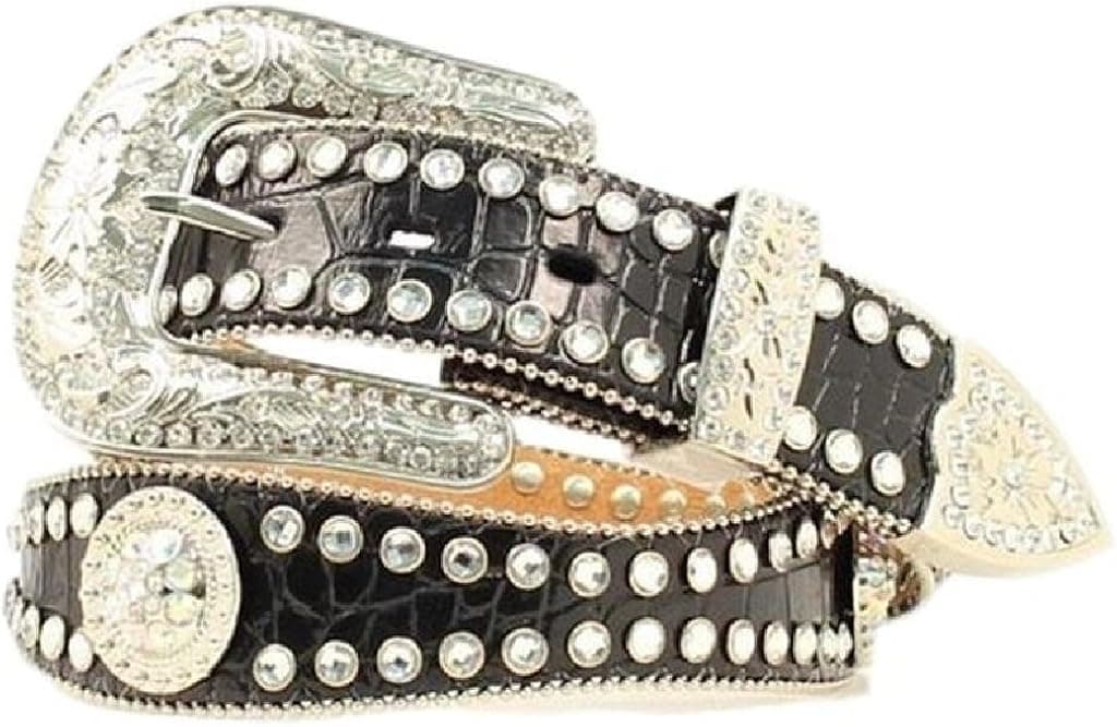 Blazin Roxx Women's Rhinestone Lined Concho Belt - N3512044