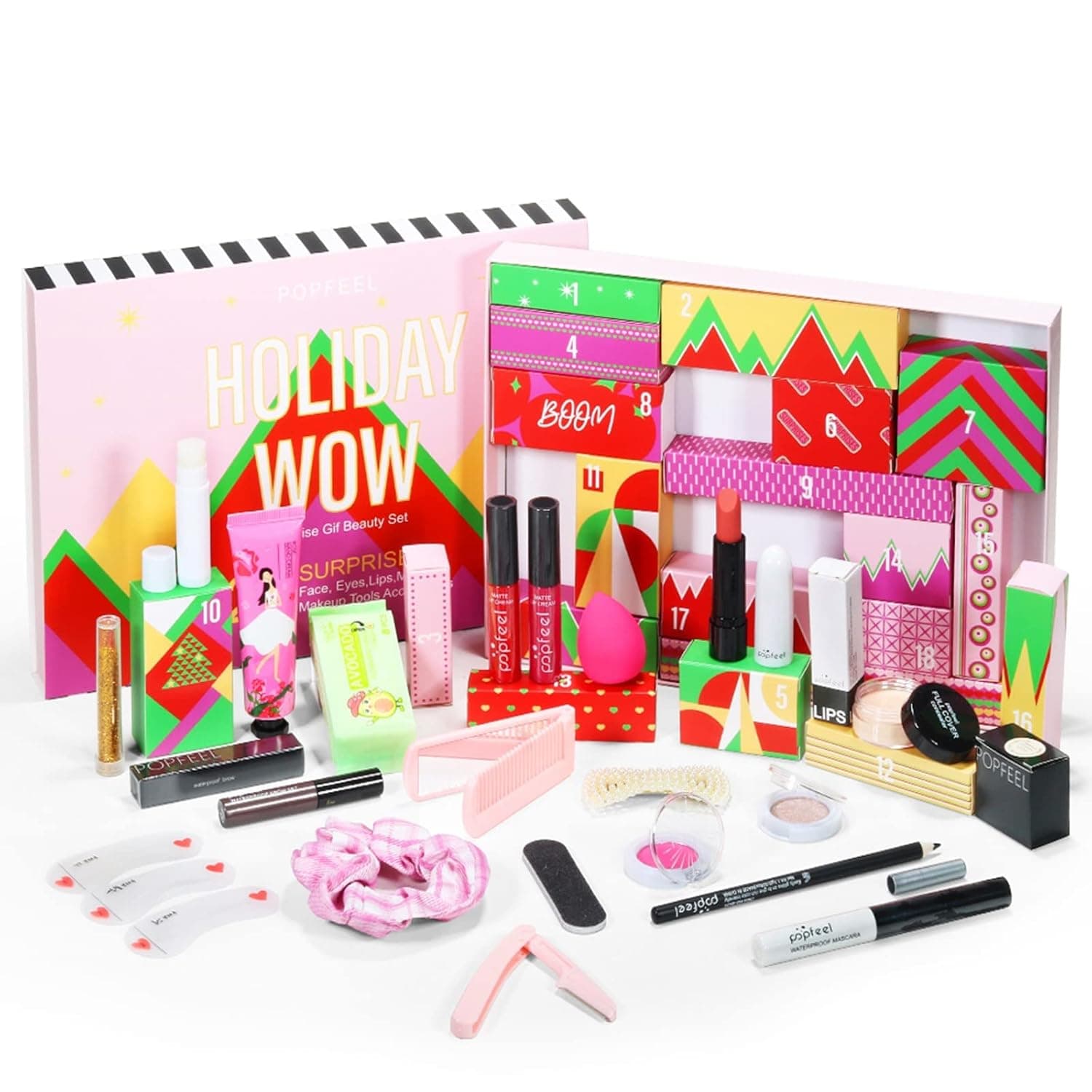 Make Up Kit for Girls Ages 12-17 Makeup Sets Cosmetics Kit Travel Makeup Gift Set, Include Hair Accessories Set for Girls, Perfect for Beginner