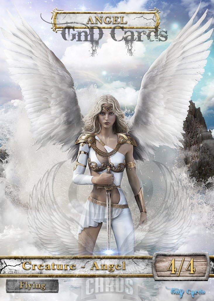 GnD Cards 3X Angel #15 Custom Altered Tokens