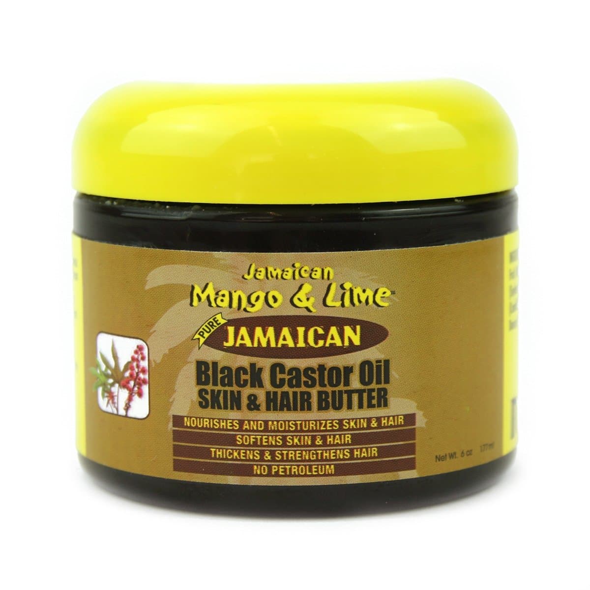 Jamaican Mango & Lime Black Castor Hair Food 6 oz.
