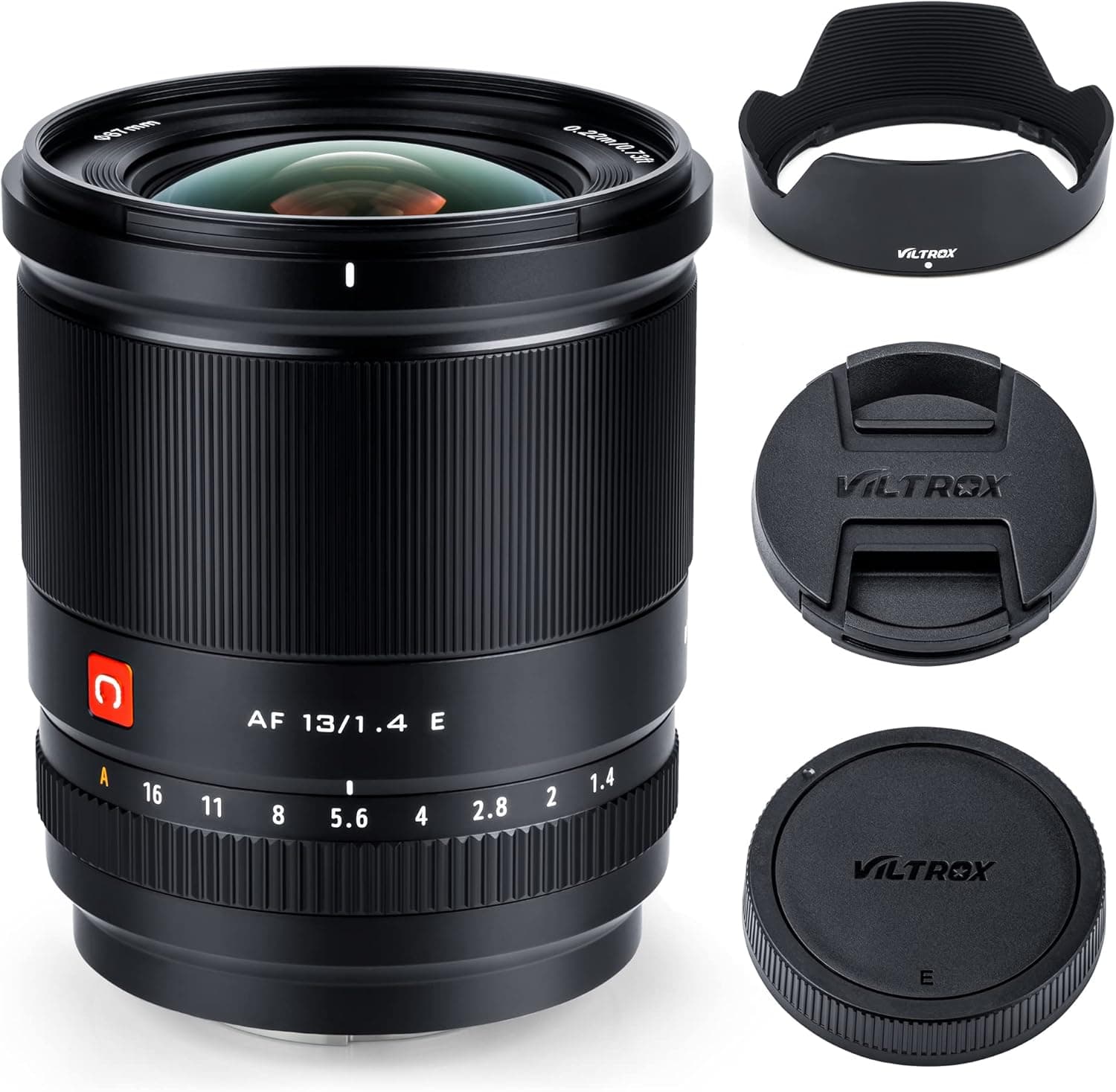 VILTROX 13mm F1.4 f/1.4 e Mount Lens, Super Wide Angle APS-C Prime Lens for Sony e Mount mirrorless Cameras ZV-E10 a600 a6600 a6100 a6000 a7