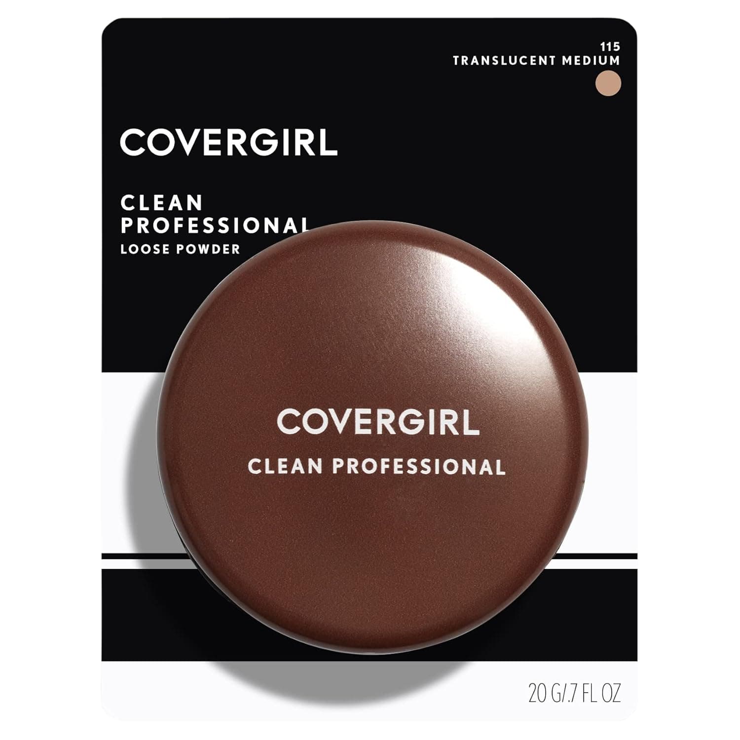 CoverGirl Professional Face Powder - Translucent Medium (115), 0.7 Ounce (Pack of 3)