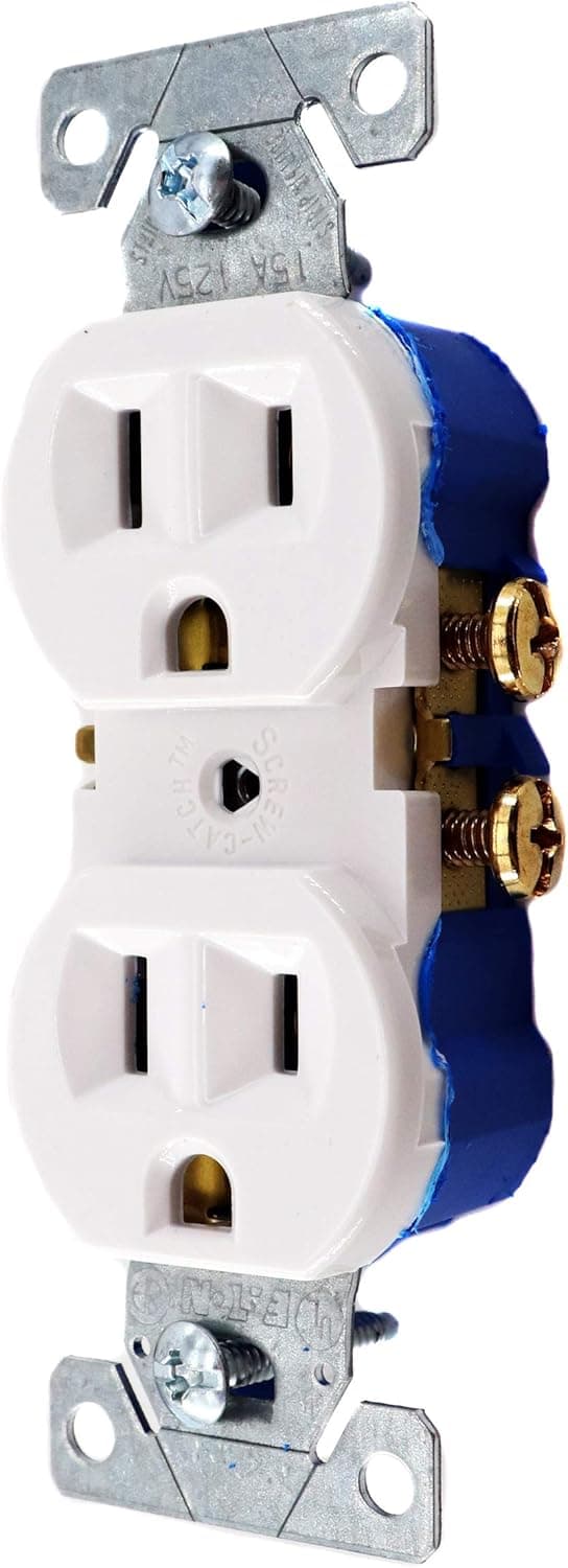 Cooper Wiring Devices 15-Amp White Duplex Electrical Outlet; White (10 Pack)