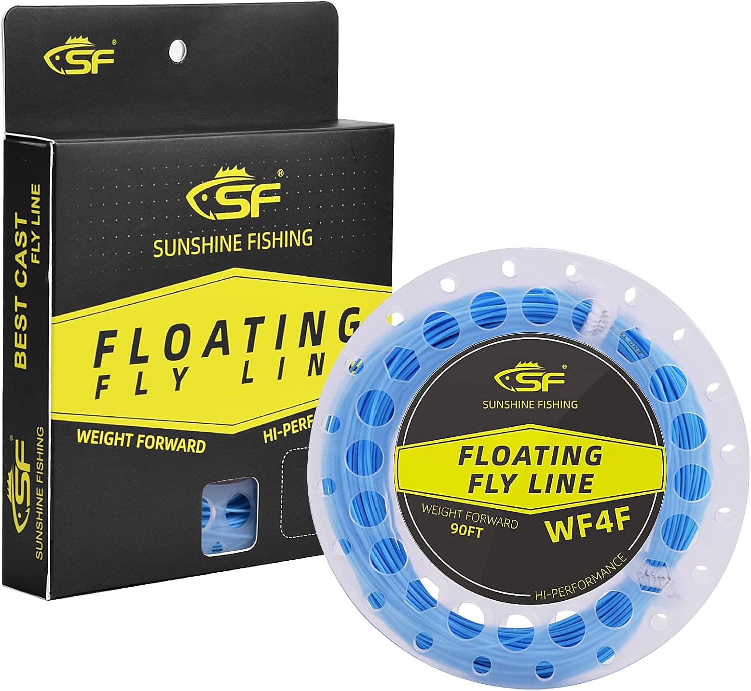 SF Fly Fishing Line with Welded Loop Floating Weight Forward Fly Lines 90FT WF2 3 4 5 6 7 8 9 Freshwater