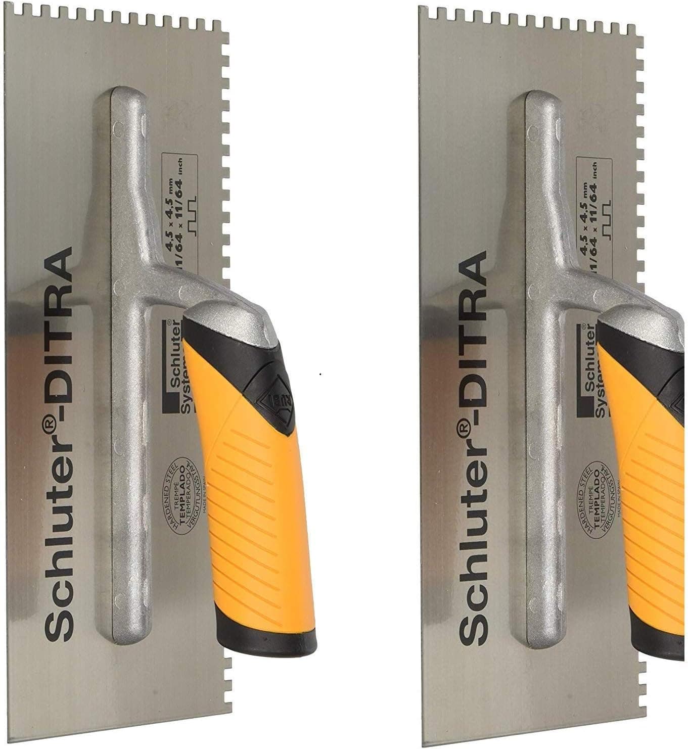 SCHLUTER DITRA TROWEL - 11/64 X 11/64 SQUARE NOTCH (Тwо Расk)