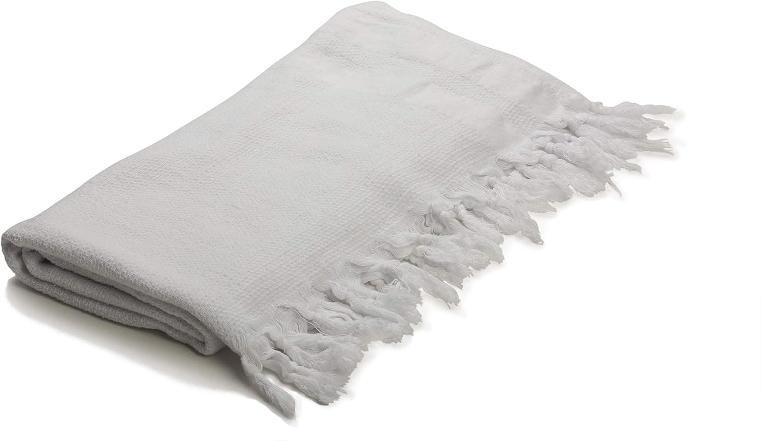 Senalife Certified 100% Organic Cotton & Organic Dye Prewashed XL (76x37 inc)- Very Softly - Original Turkish Bath Towels - Loincloth Turkish Beach Towels for Bath,Beach,Pool,SPA,Gym Smoke White