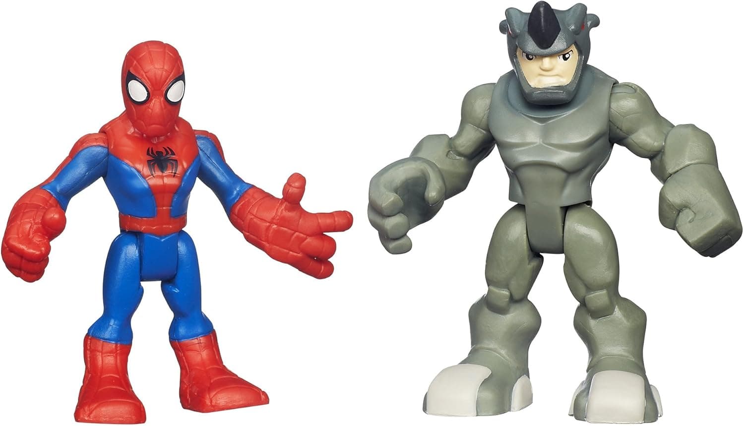 Playskool Heroes Marvel Super Hero Adventures Spider-Man and Rhino Figures