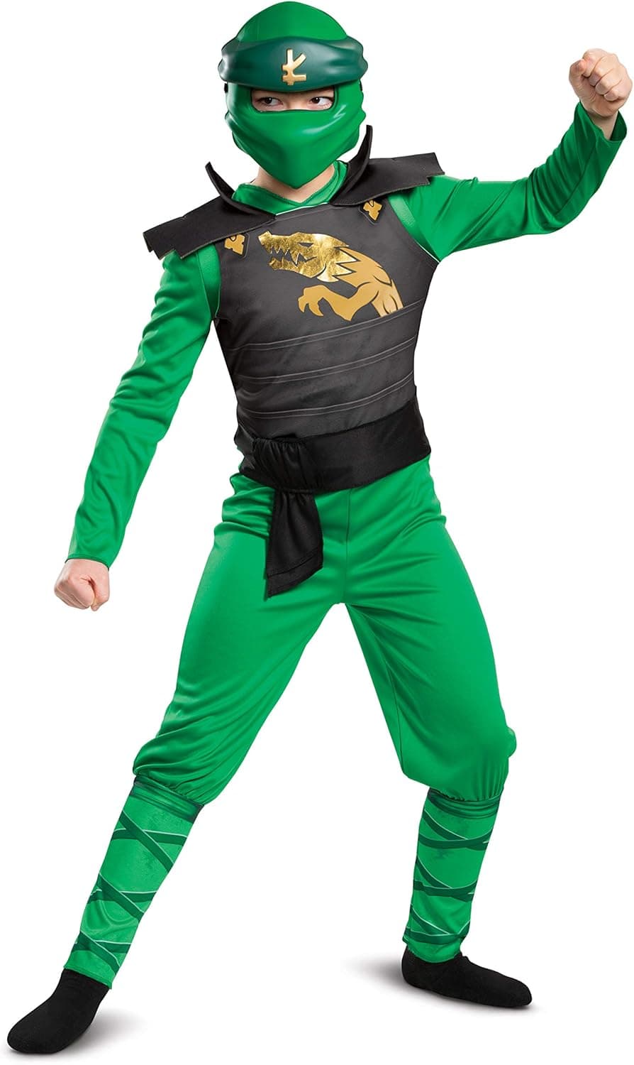 Lloyd Costume for Kids, Classic Lego Ninjago Legacy Themed Children's Charcter Jumpsuit