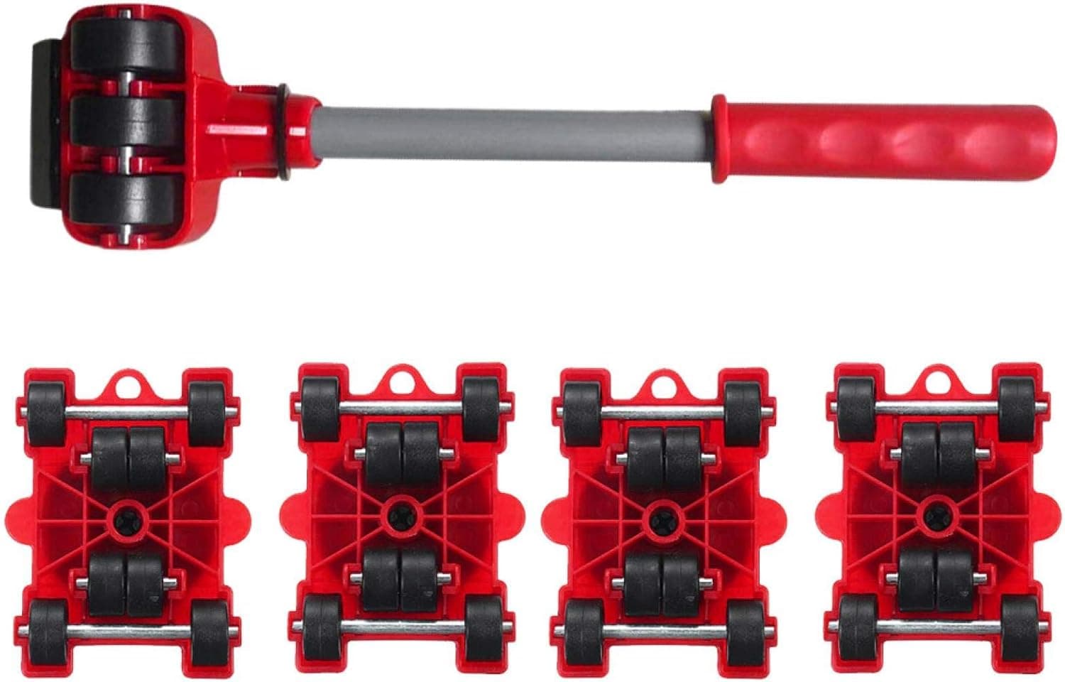 Furniture Lifter Mover, Transport Furniture Lifter Tool Set with 4 Sliders Mats, for Sofa Refrigerator Moving & Lifting System Tool, for Easy and Safe Moving