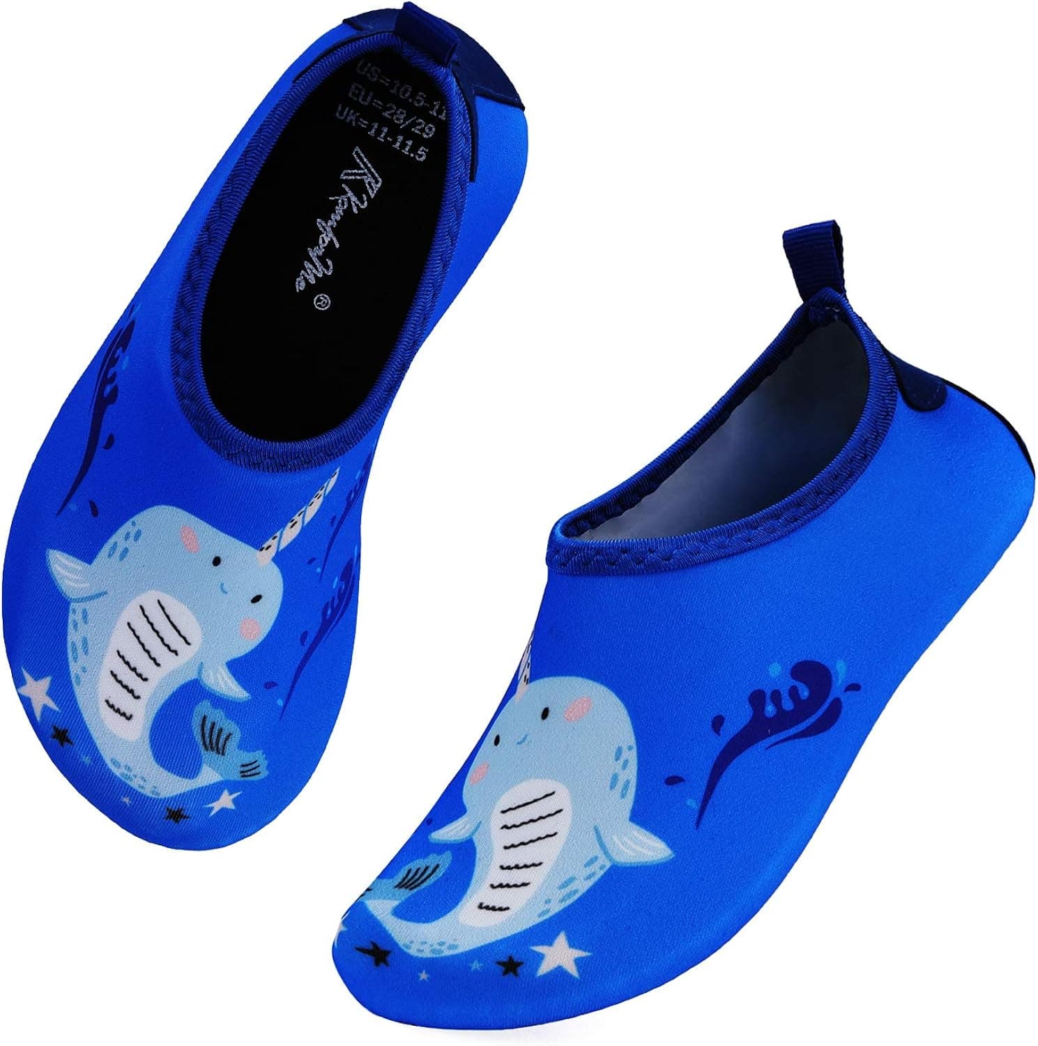 Kkomforme Kids Beach Water Shoes Non-Slip Quick Dry Swim Barefoot Aqua Pool Socks Shoes for Boys and Girls Toddler