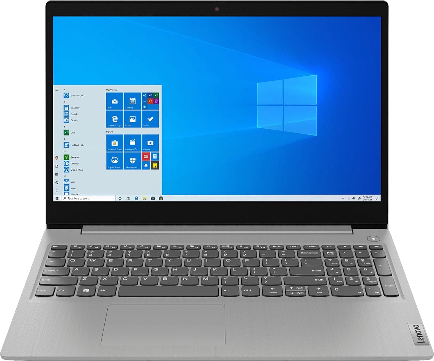 Lenovo - Ideapad 3 15 15.6" Laptop - AMD Ryzen 3-8GB Memory - 128GB SSD - Platinum Grey