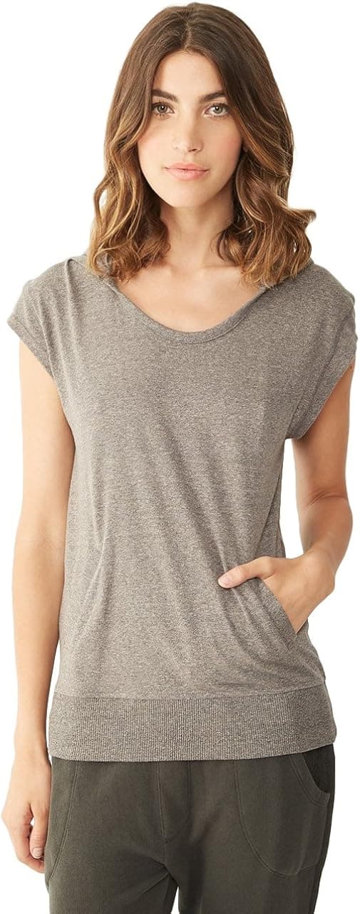 Alternative Women's Mock Jersey Sleeveless Poncho