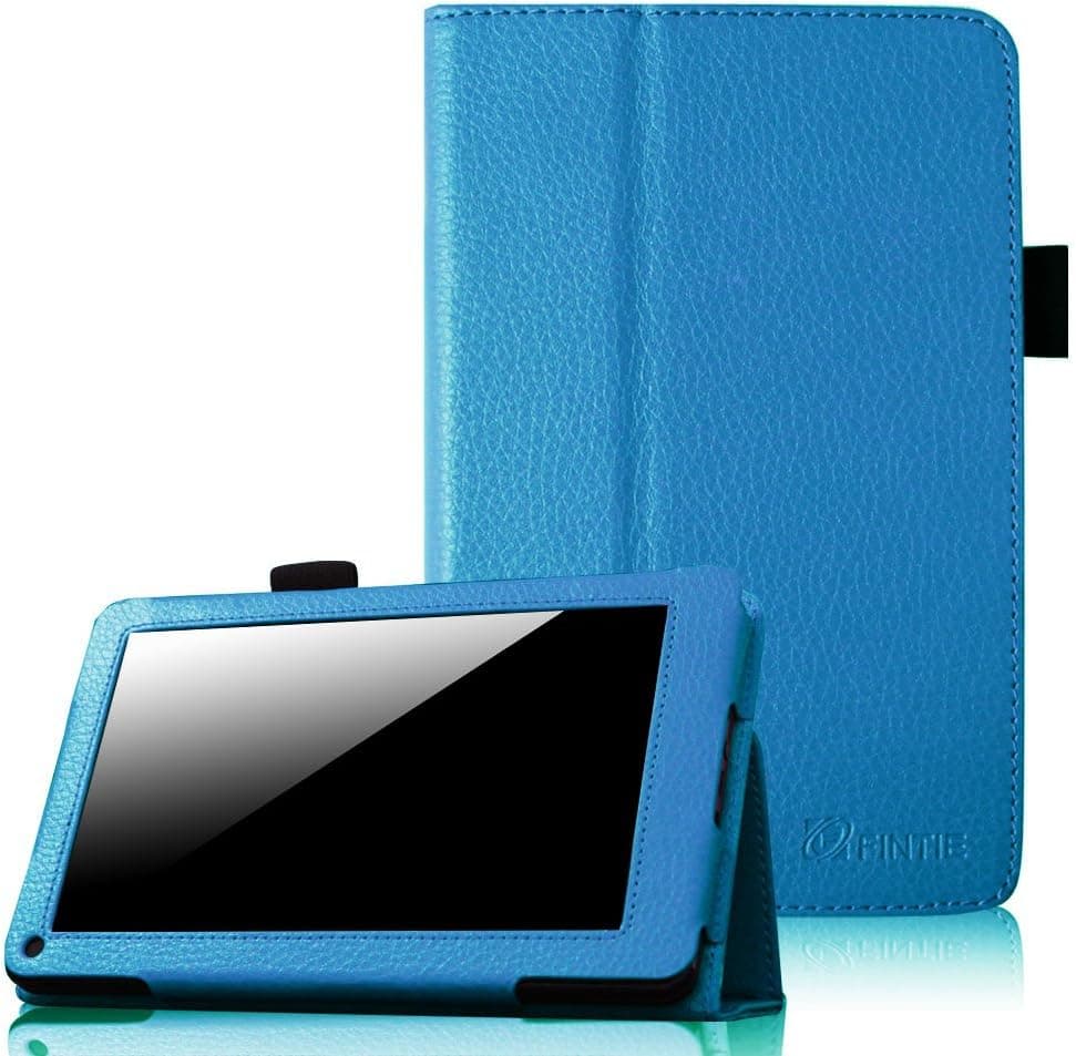 Fintie Folio Case for Kindle Fire 1st Generation - Slim Fit Stand Leather Cover for Amazon Kindle Fire 7" Tablet (Will only fit Original Kindle Fire 1st Gen - 2011 Release, no Rear Camera), Blue