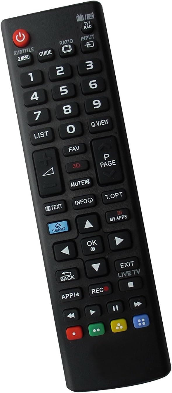 HCDZ Replacement Remote Control for LG 60LB650V 70LB650V 47LB6000-UH 50LB6000-UH 70LB7100-UC 47LB6350-UQ 22LN4305 24LN4305 22LN4500 3D Smart Plasma LCD LED HD TV