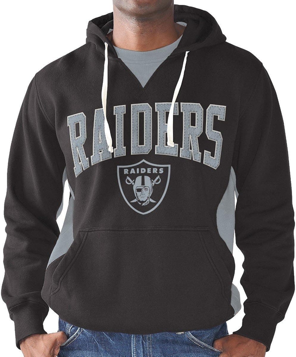 Oakland Raiders NFL Men's G-III"Play Action" Pullover Hooded Sweatshirt
