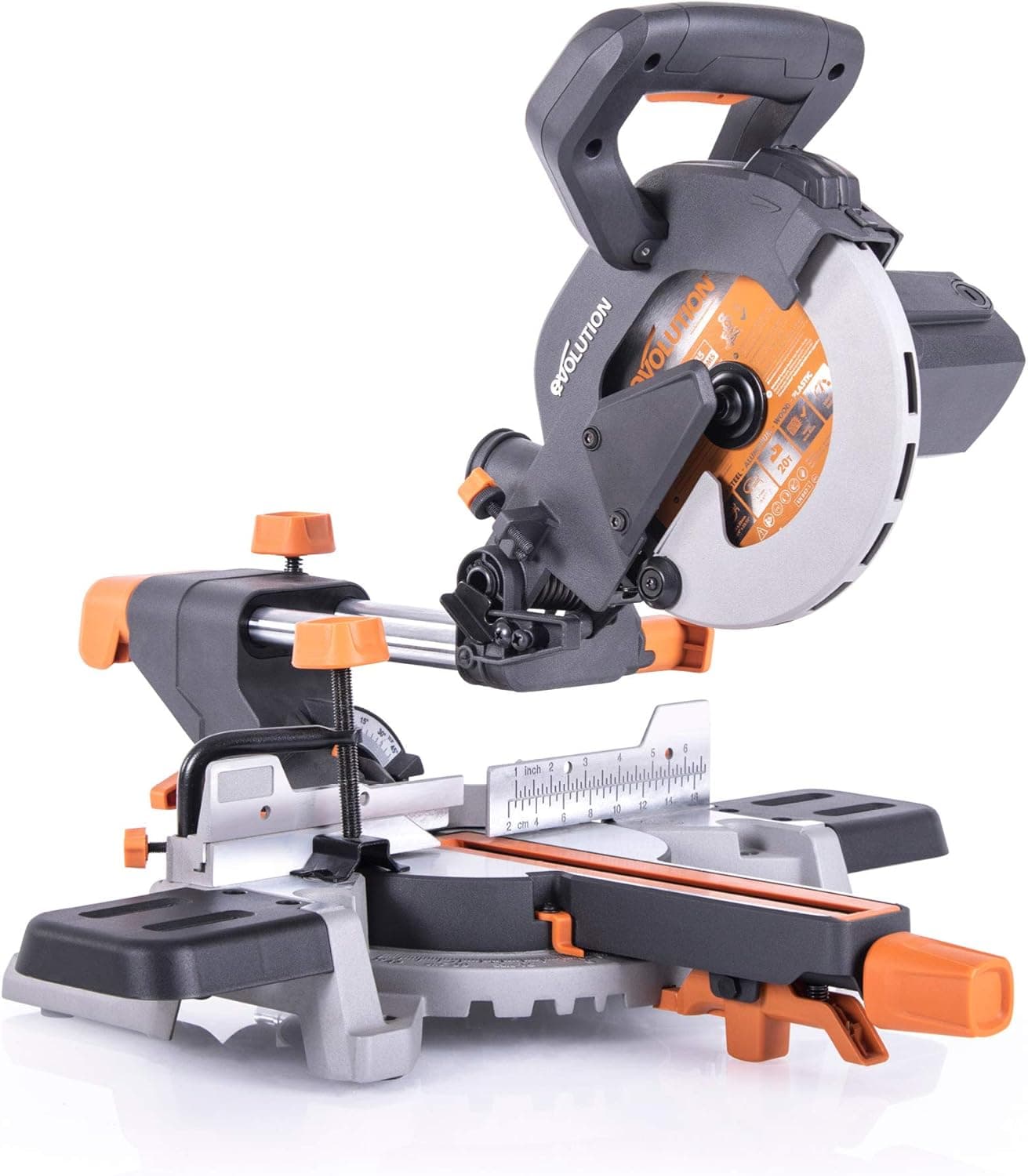 Evolution Power Tools R185SMS 7-1/4" Multi-Material Compound Sliding Miter Saw