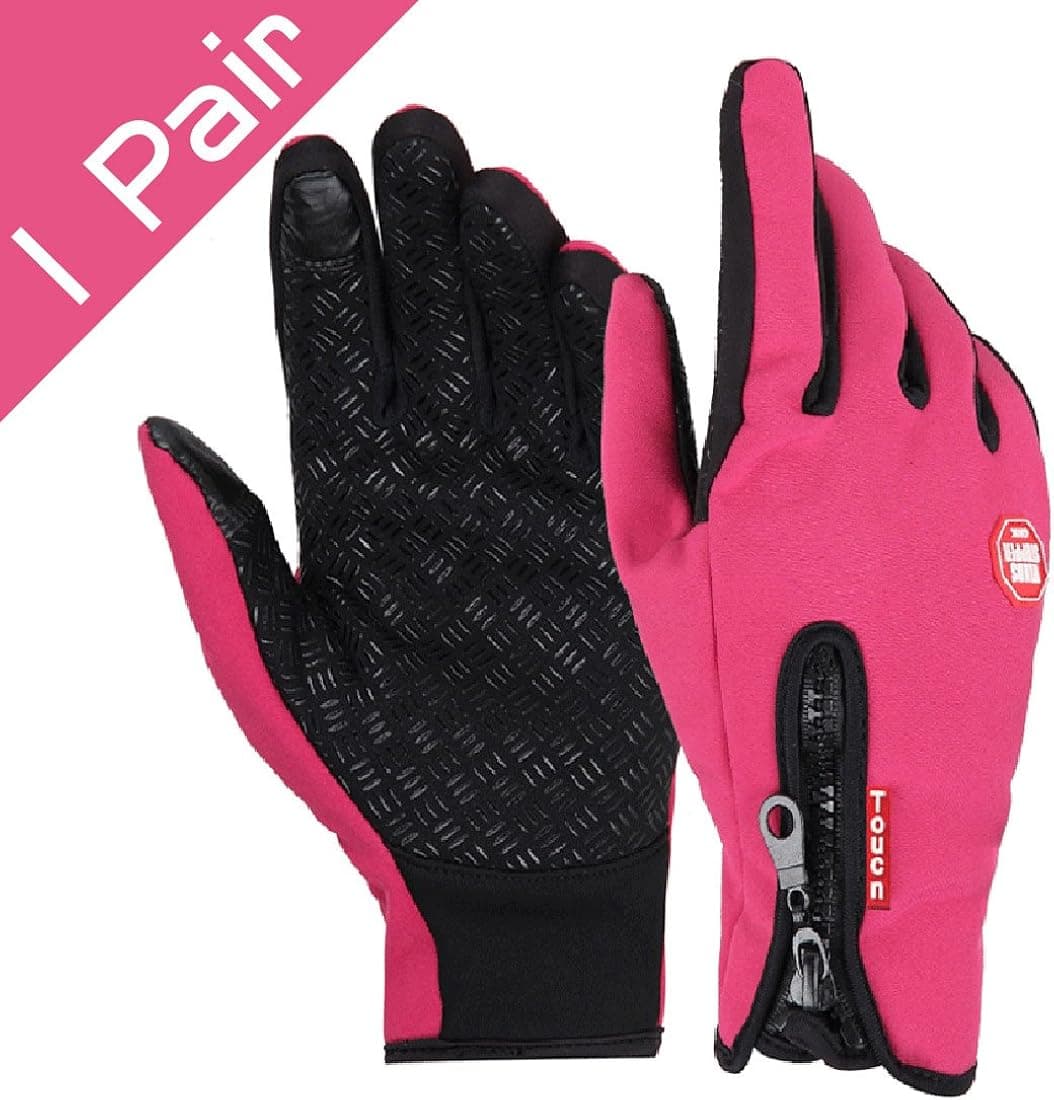 Nlife Winter Windproof Thermal Leisure Camping Fleece Touch Screen Gloves(1 Pair)