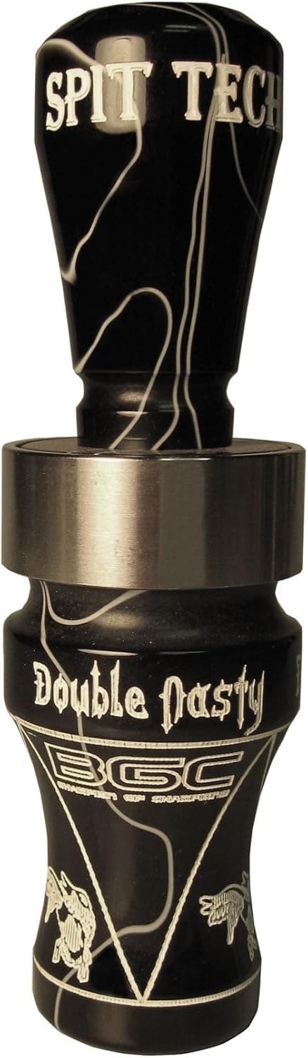 Buck Gardner Double Nasty 3 Acrylic Duck Call Black Pearl Swirl