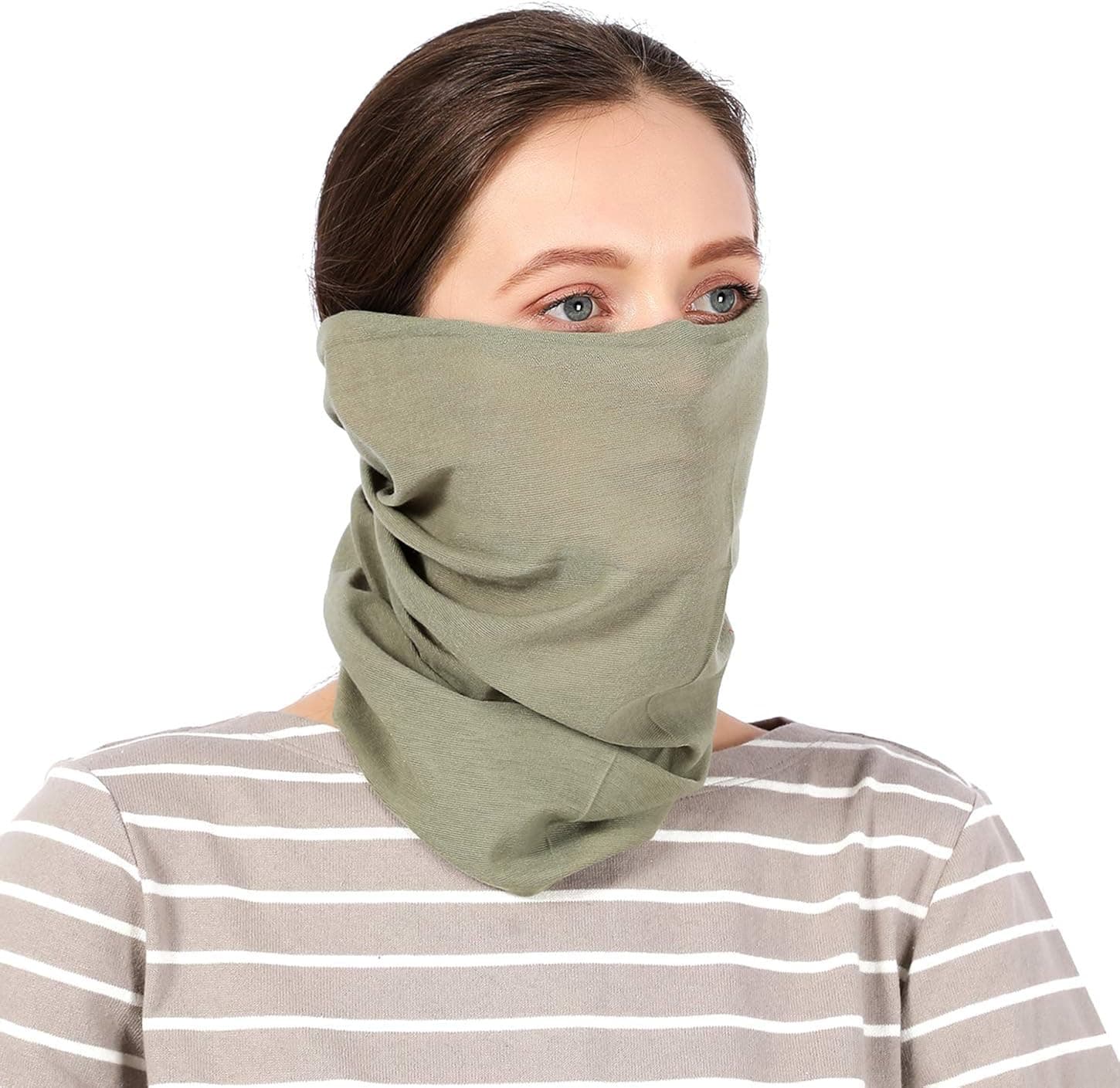 REACH STAR Summer Balaclava Womens Neck Gaiter Cooling Face Cover Scarf for EDC Festival Rave Outdoor