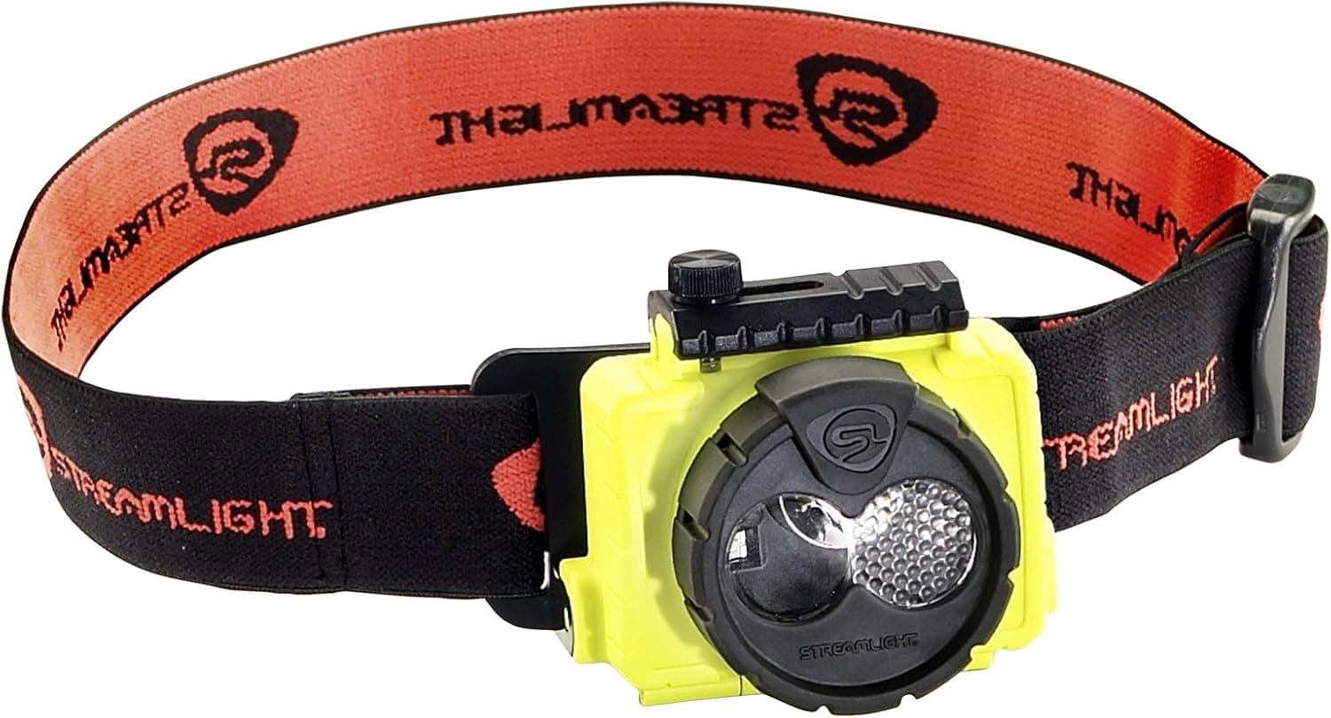 Streamlight 61600 Double Clutch USB Headlamp, Yellow, One Size