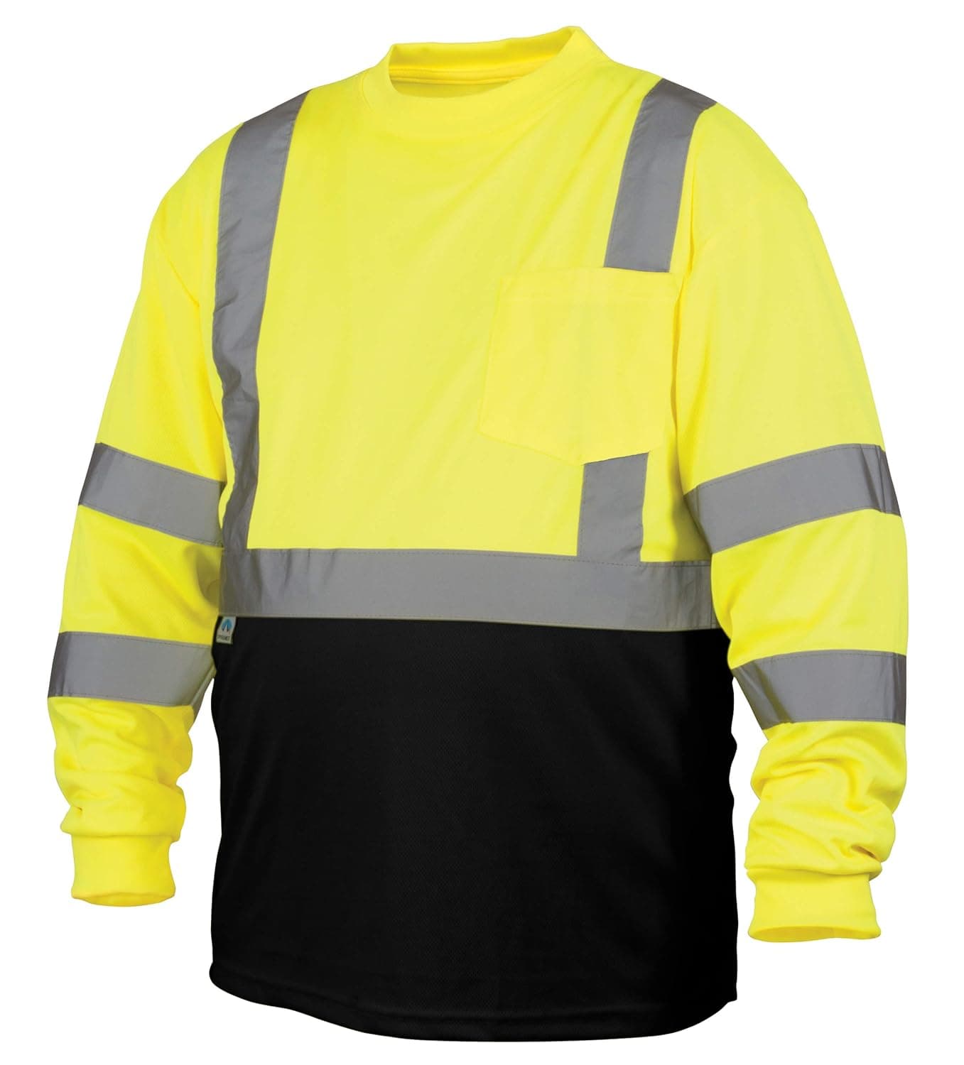 Pyramex Safety RLTS3110BX3 RLTS31B Series Hi-Vis Safety T-Shirt, Polyester, 3X-Large Large, Lime