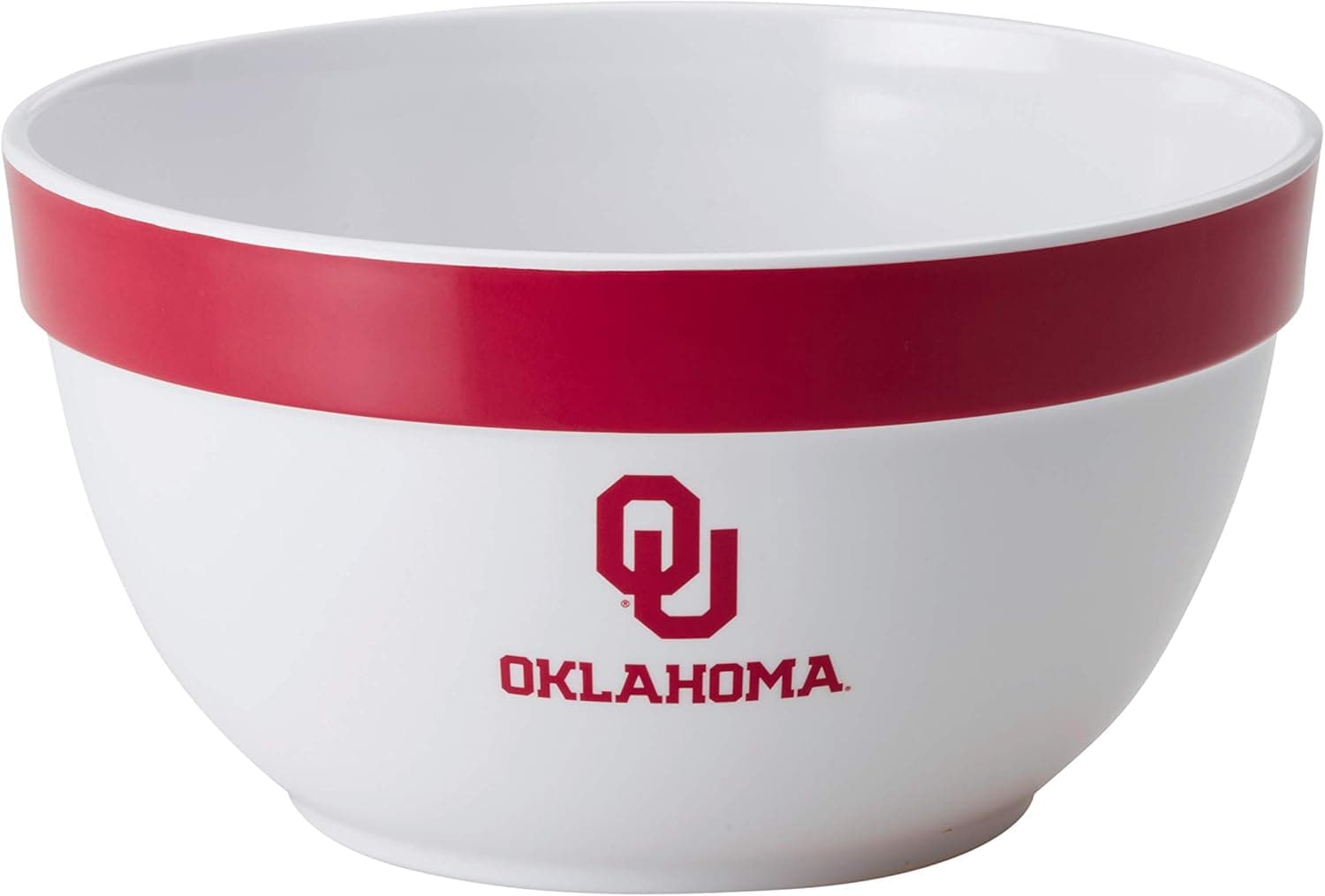 College Kitchen Collection 4.75-Quart Melamine Mixing Bowl, Oklahoma Sooners