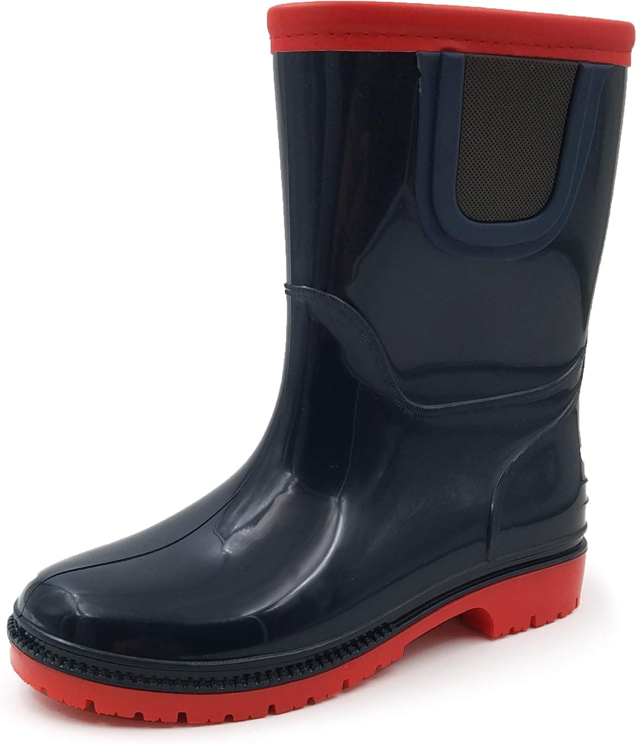 Amoji Kids Rain shoes Easy On Rubber Rain Boots (Little Kid/Big Kid)