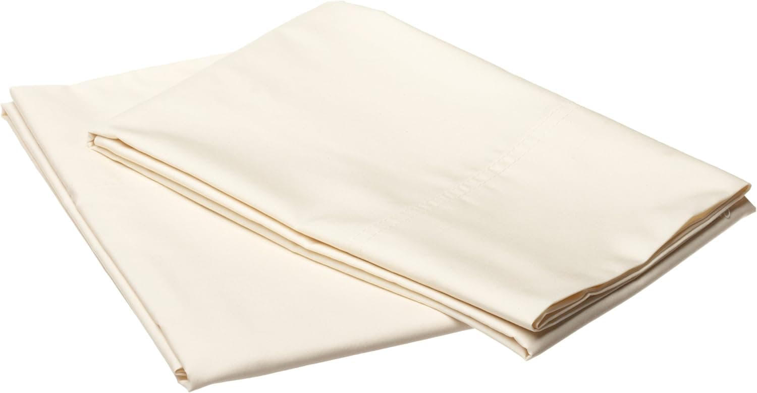 Wamsutta 360 Perfect Pinpoint Standard Pillowcase Set, Ivory