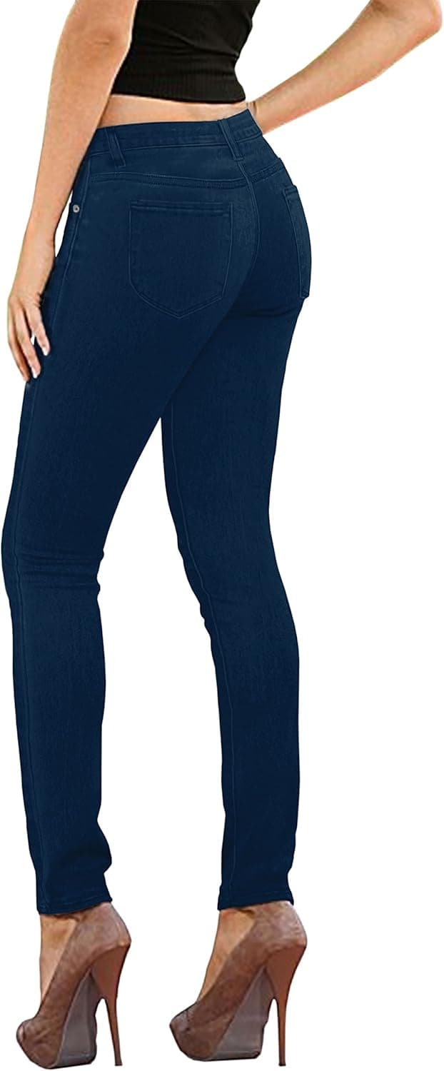 Hybrid & Company Womens Super Stretch Comfy Denim Skinny Jeans