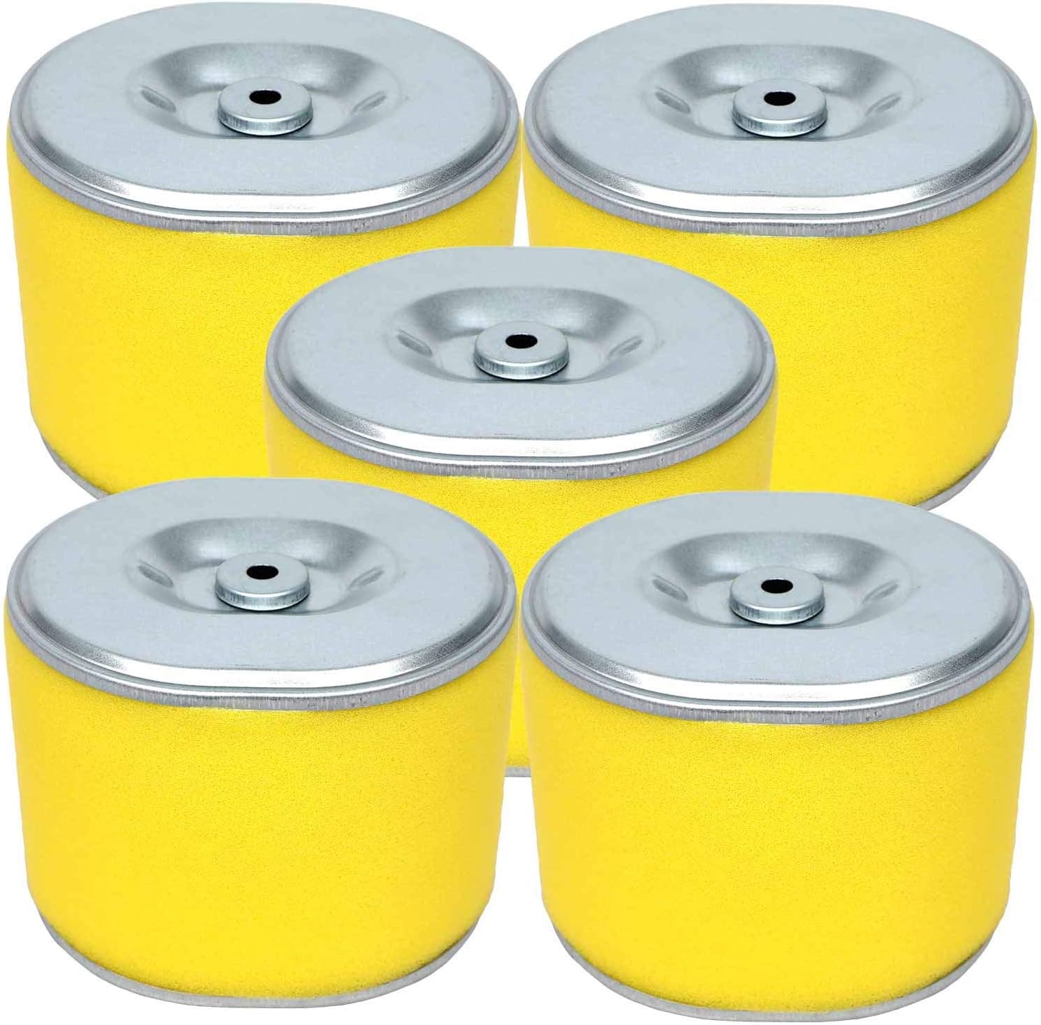 HOODELL 5 Pack 17210-ZE3-505 Air Filter, Professional 17210-ZE3-010 Air Filter with Pre Cleaner, Fit for Honda GX390 13HP GX340 11HP Engine Air Filter