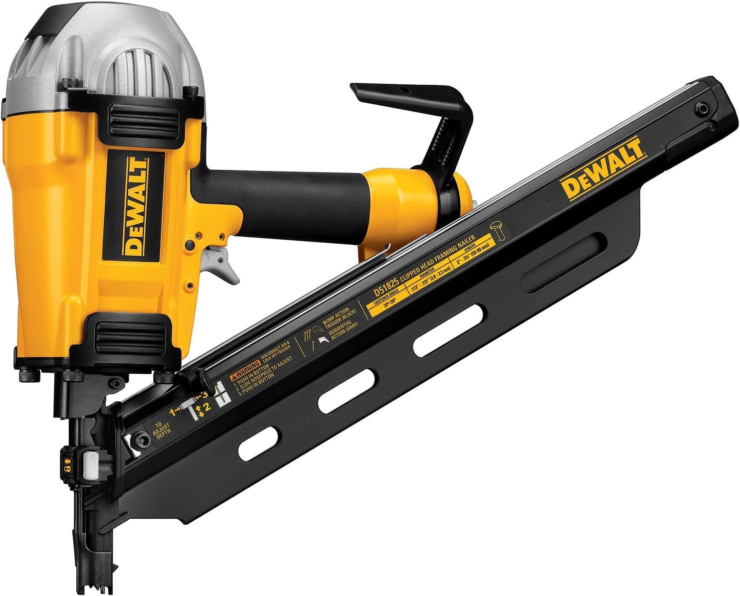 DEWALT D51825 31 Degree Clipped Head Framing Nailer