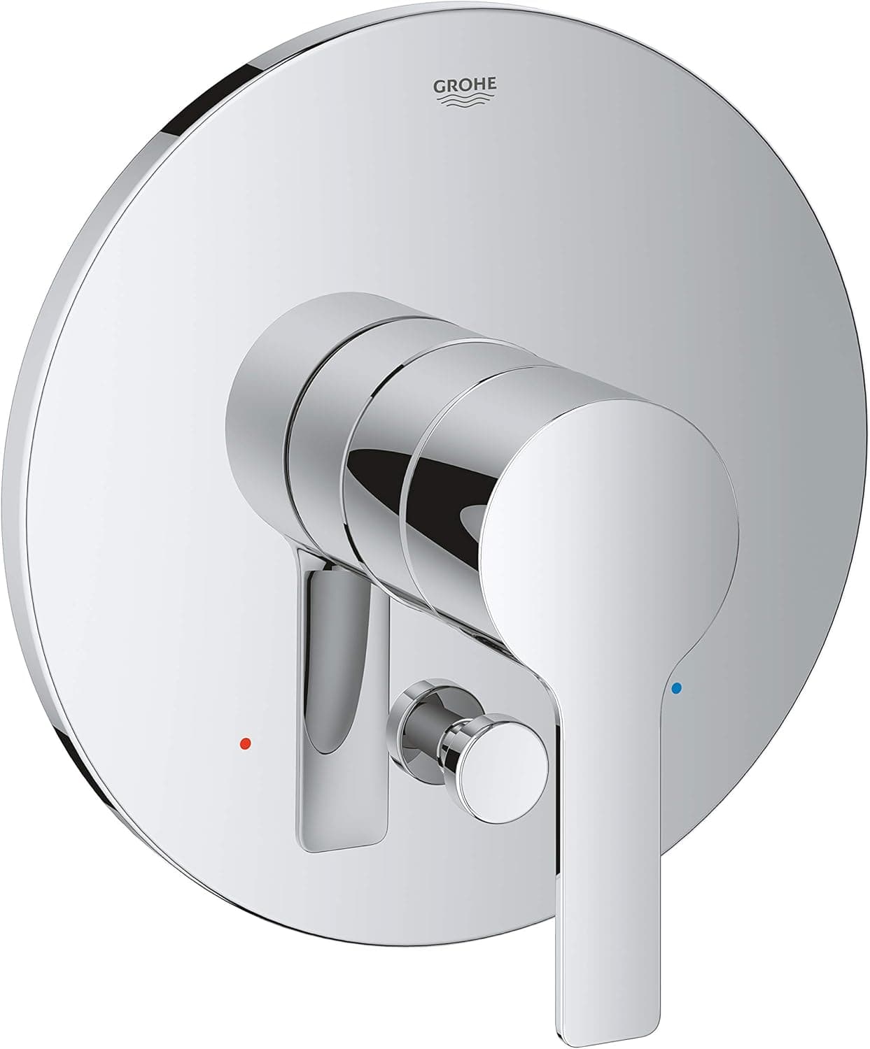 Grohe 29168001 Lineare Pressure Balance Valve Trim with Diverter in Starlight Chrome