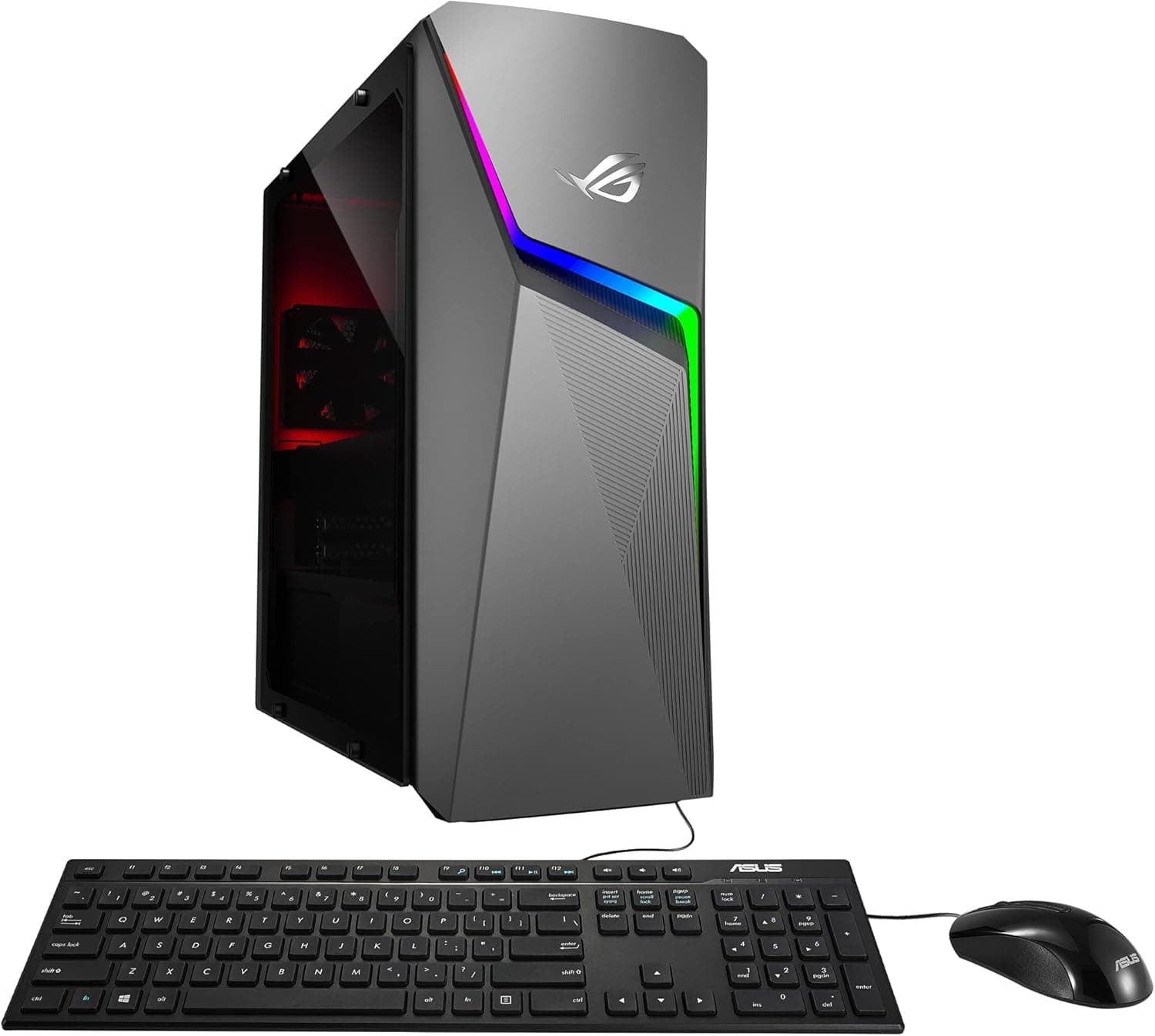 ASUS ROG Strix GL10 Gaming Desktop PC, AMD Ryzen™ 7 3700X, GeForce GTX 1650 Super, 16GB DDR4 RAM, 512GB PCIe SSD + 1TB HDD, Wi-Fi 5, Windows 10 Home, G10DK-RS756
