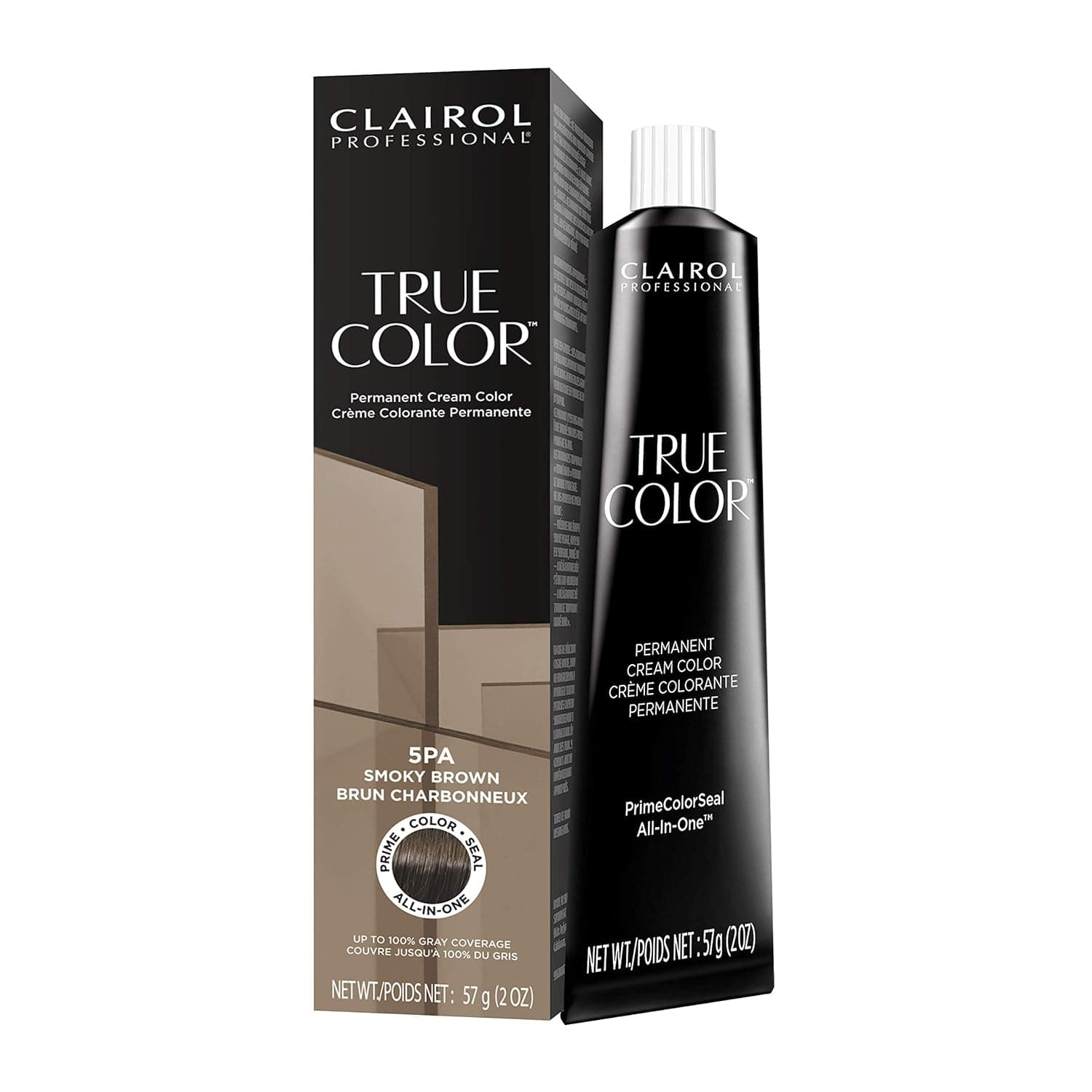 Clairol Professional TRUE COLOR Permanent Cream Hair Color for GLOSSING and TONING with 100% Gray Coverage
