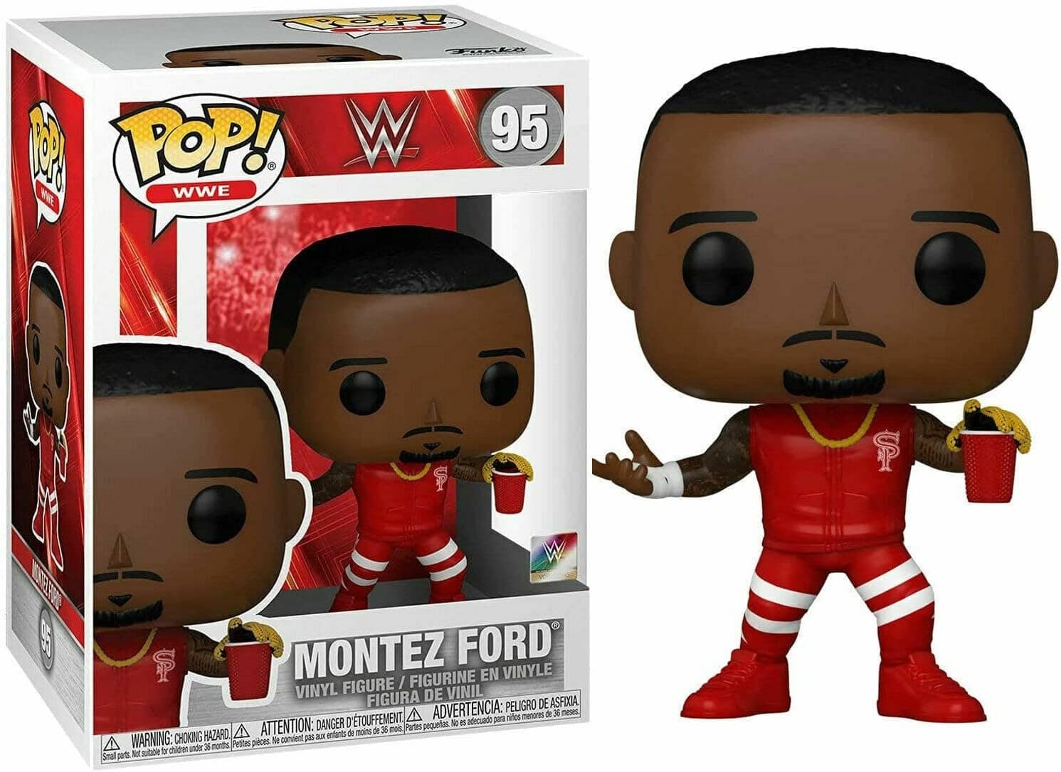 Funko POP Pop! WWE: Street Profits - Montez Ford, Multicolor