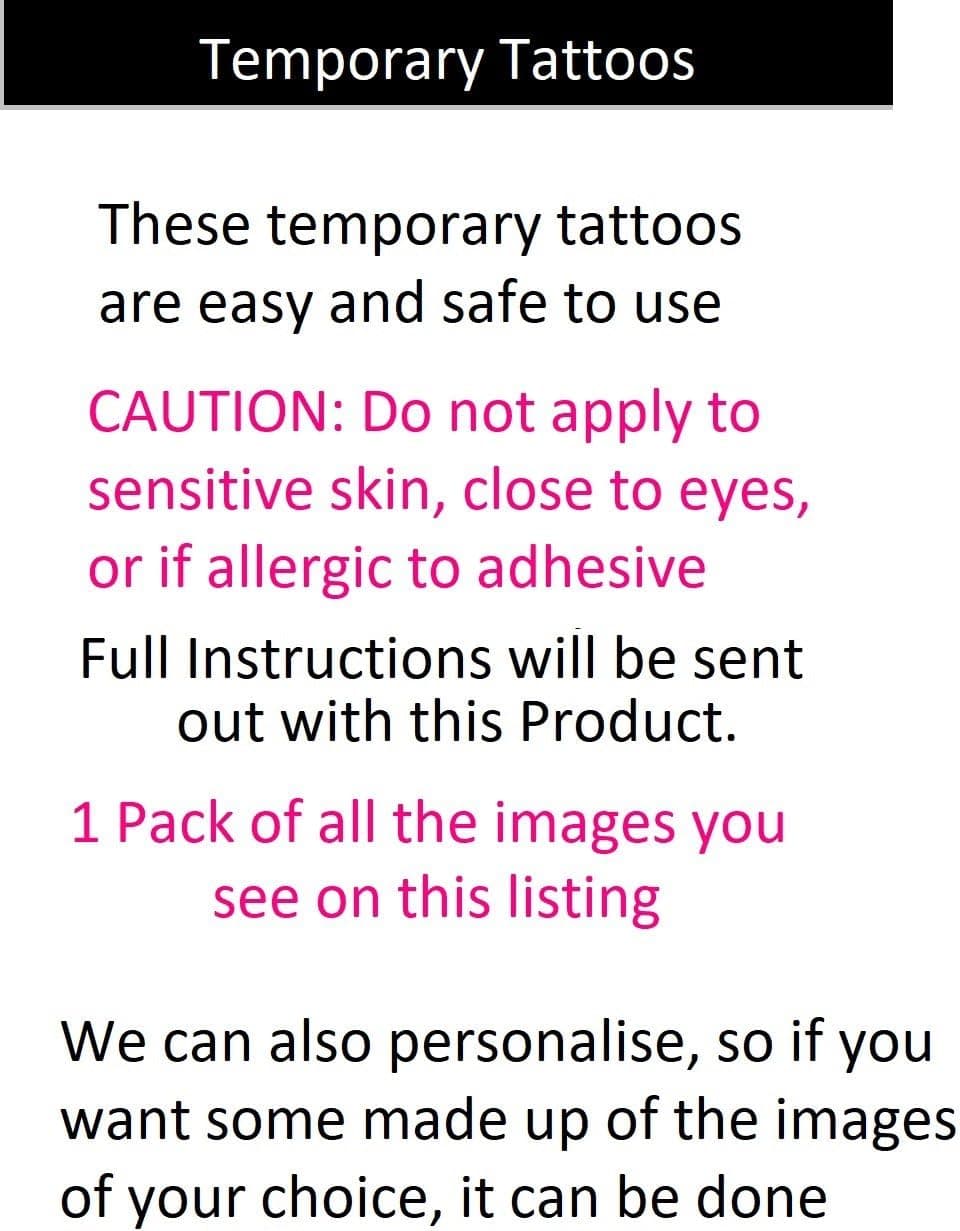 Bee Temporary Tattoos c1