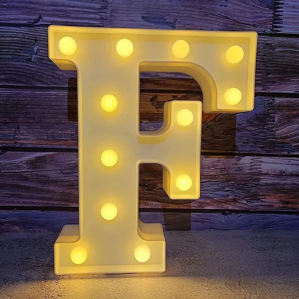 NUOBUNG LED Marquee Letter Lights, 26 Alphabet Light, Light Up Neon Letters Sign, Battery Operated Night Lights, for Home, Party, Wedding, Birthday DIY Decoration
