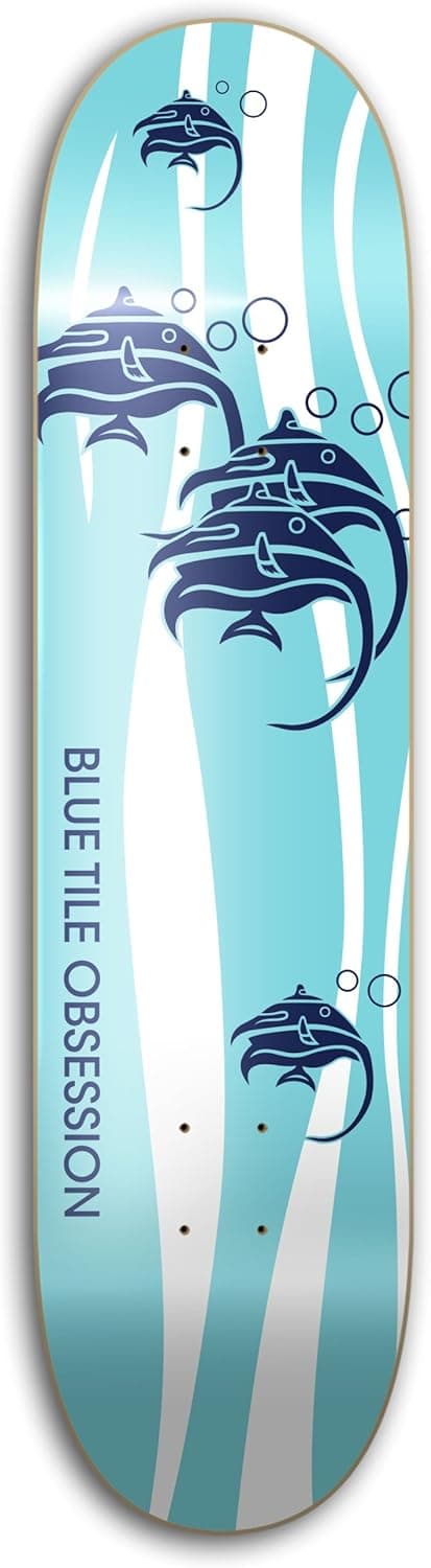 Blue Tile Obsession "BTO Pool Park Skateboard Deck