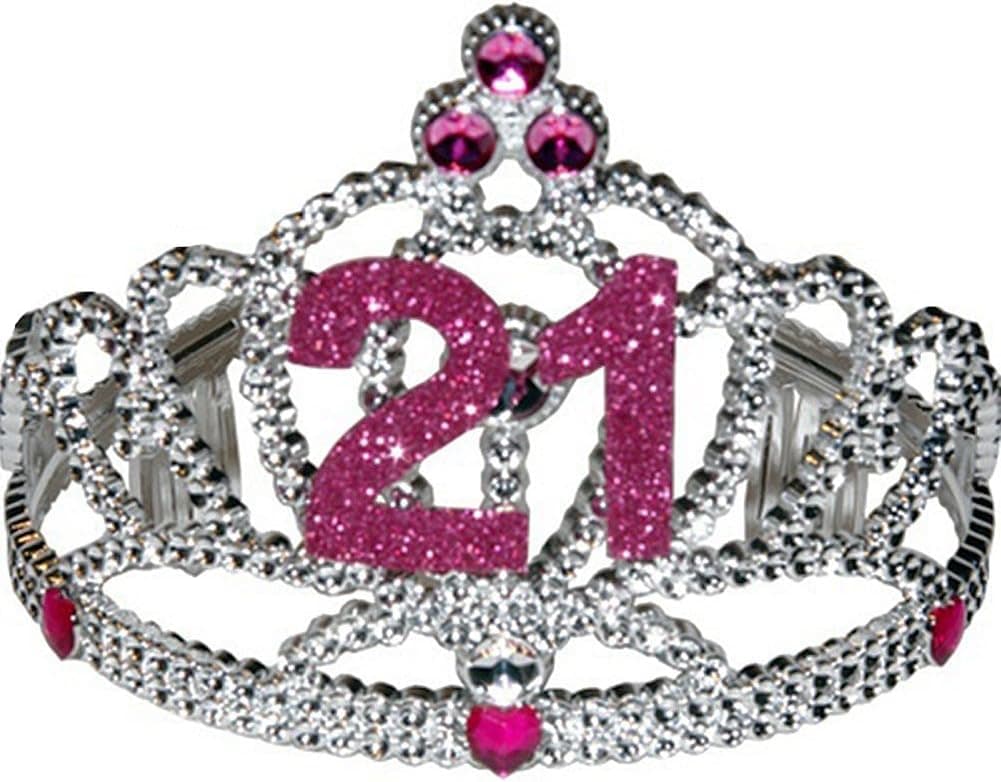 21 Tiara Pink Crown