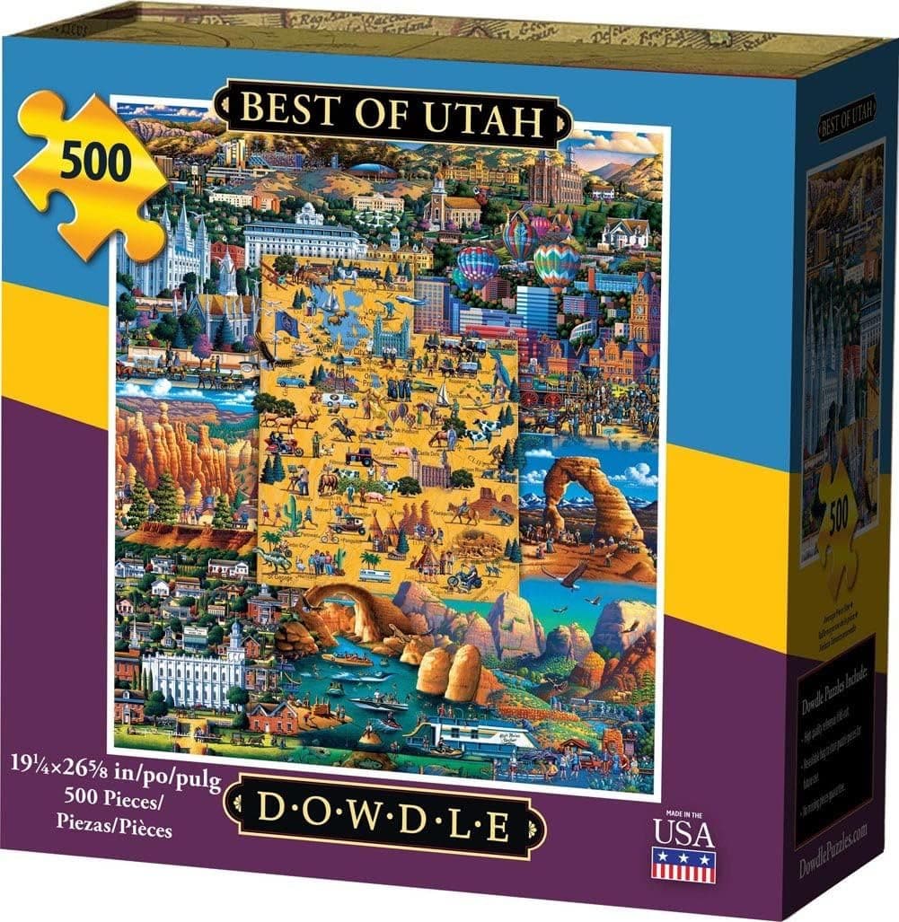Dowdle Jigsaw Puzzle - Best of Utah - 500 Piece