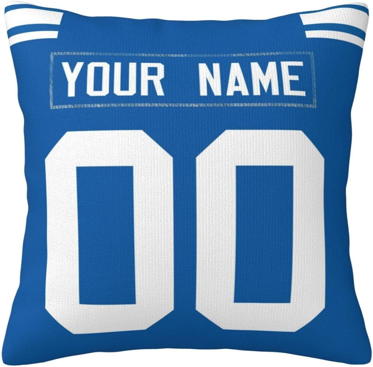 EECC Custom Team Decorative Throw Pillow Cover 18" x 18"- Print Personalized Football Style Fans Name & Number Birthday Gift (NY@Giant$)