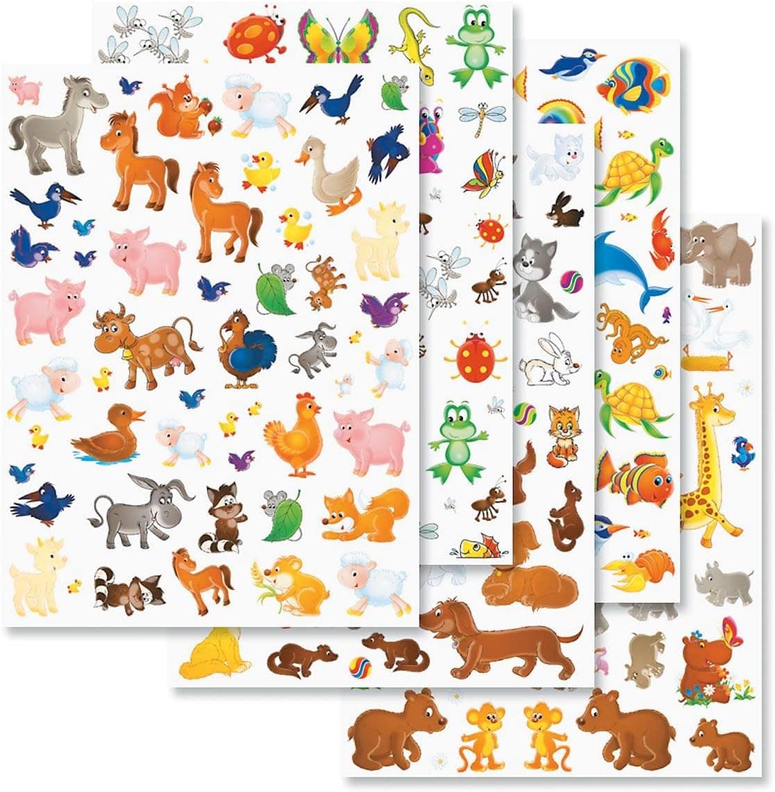 Animal Stickers Value Pack - Set of 500 Stickers