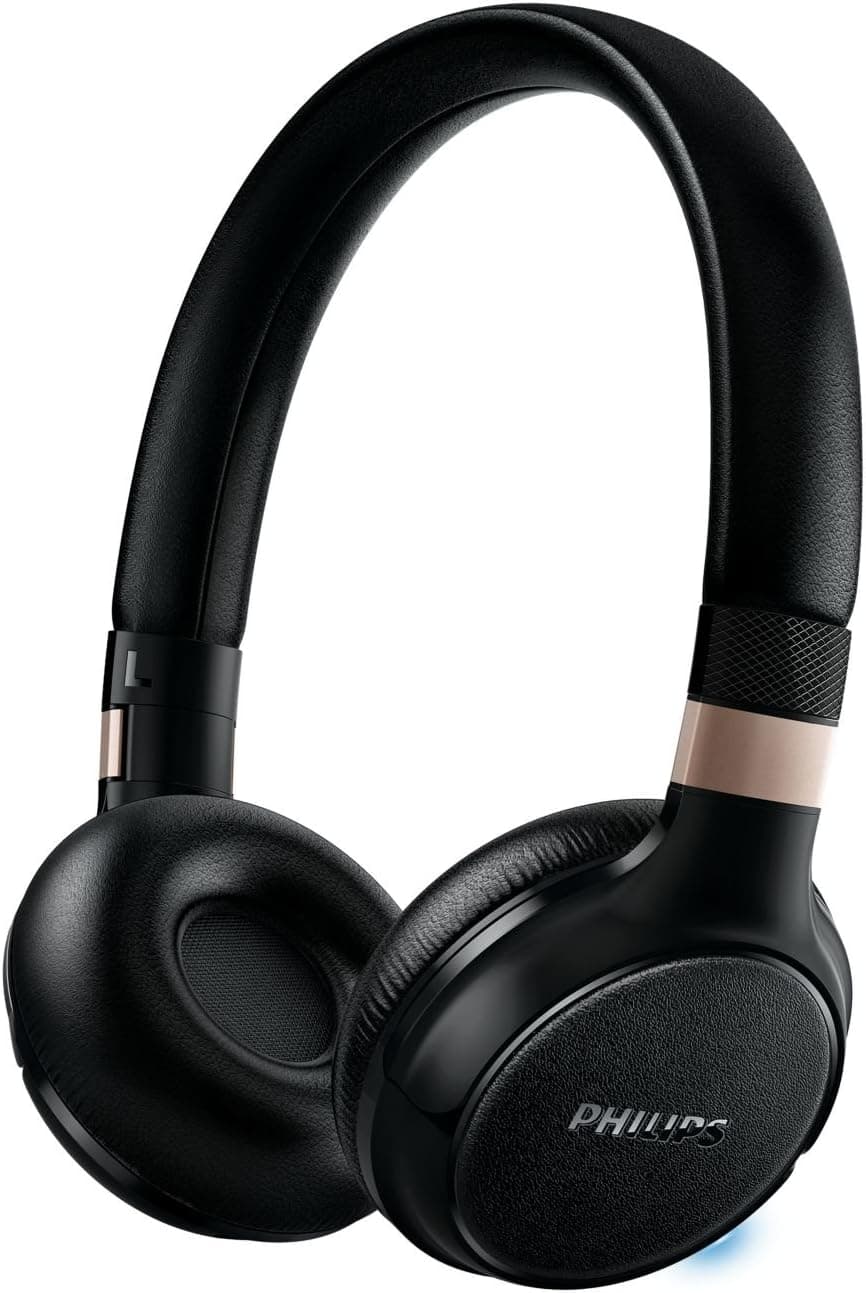 Philips SHB9250/27 Wireless Bluetooth Headphones, Black
