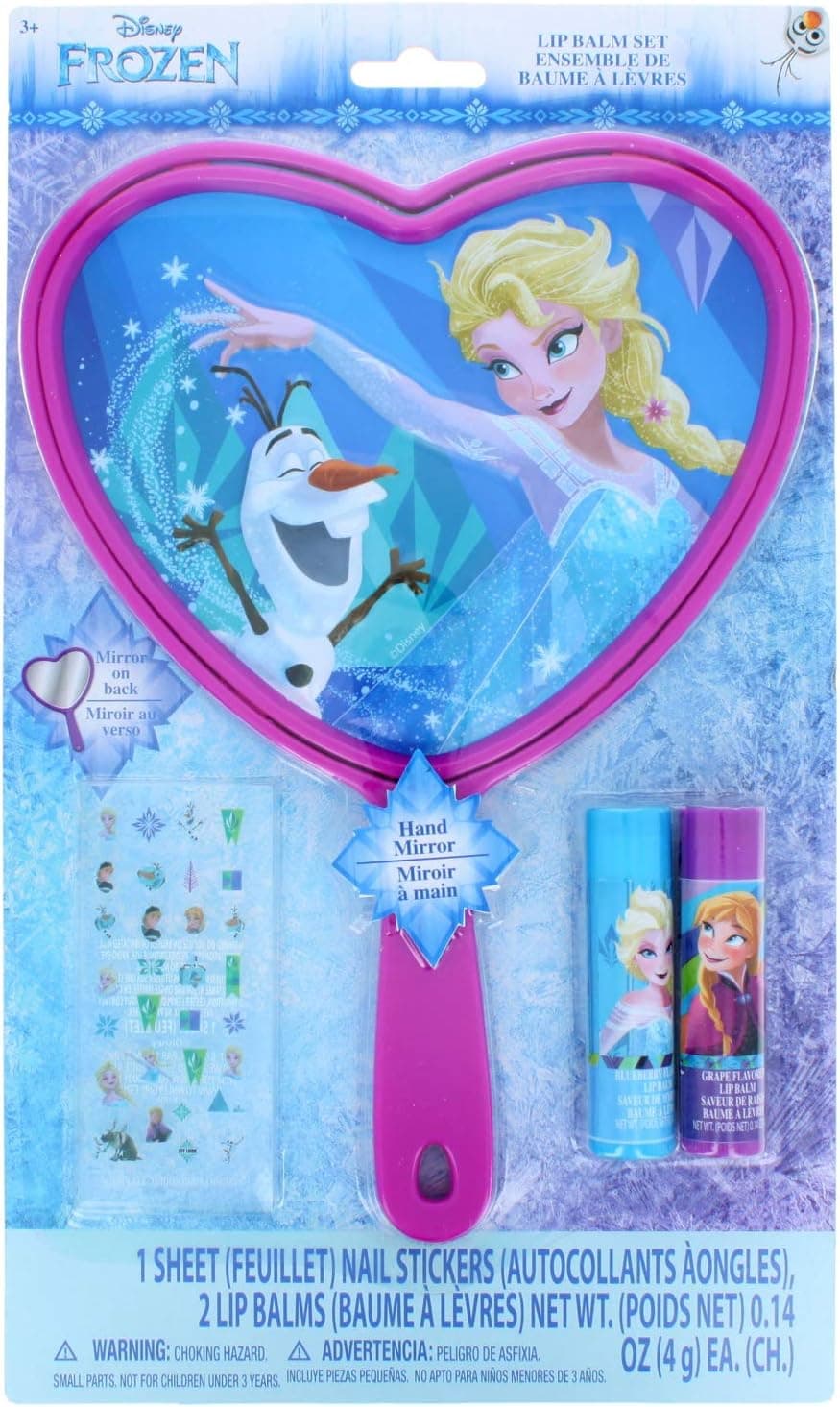 Townley Frozen 2 Lip Balm Set with Mirror and Sticker Pad
