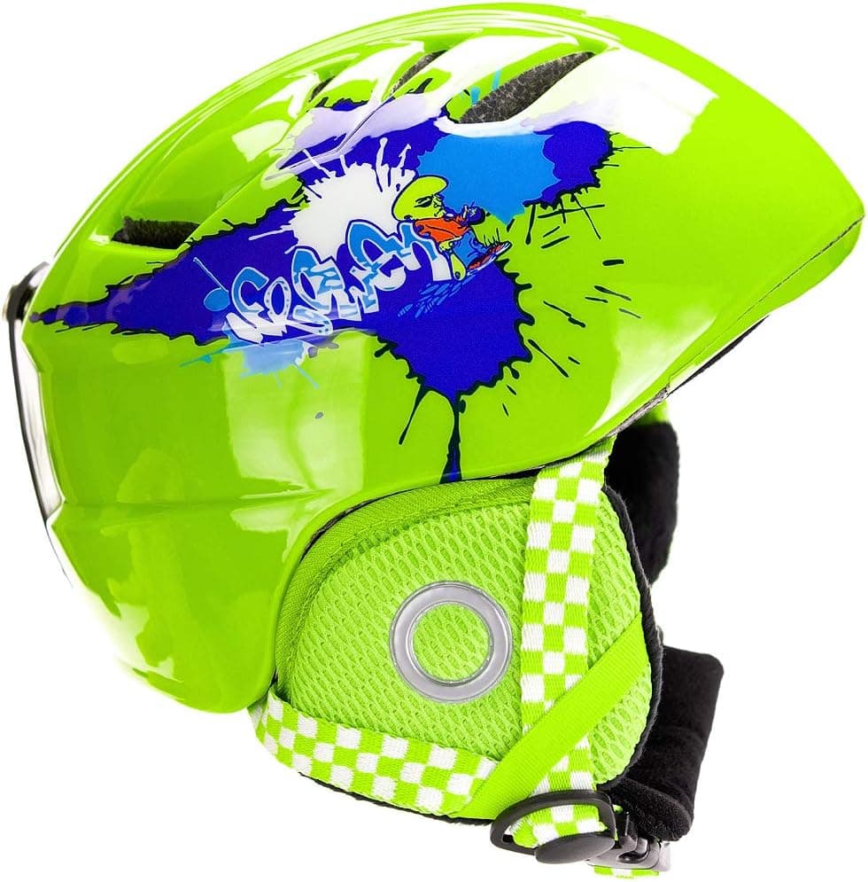 BeBeFun Toddler and Kids Ski Helmet Snowboard Helmet Sled Helmet Ultra Lightweight Small Size for 2-6 Years Kids ASTM Certified